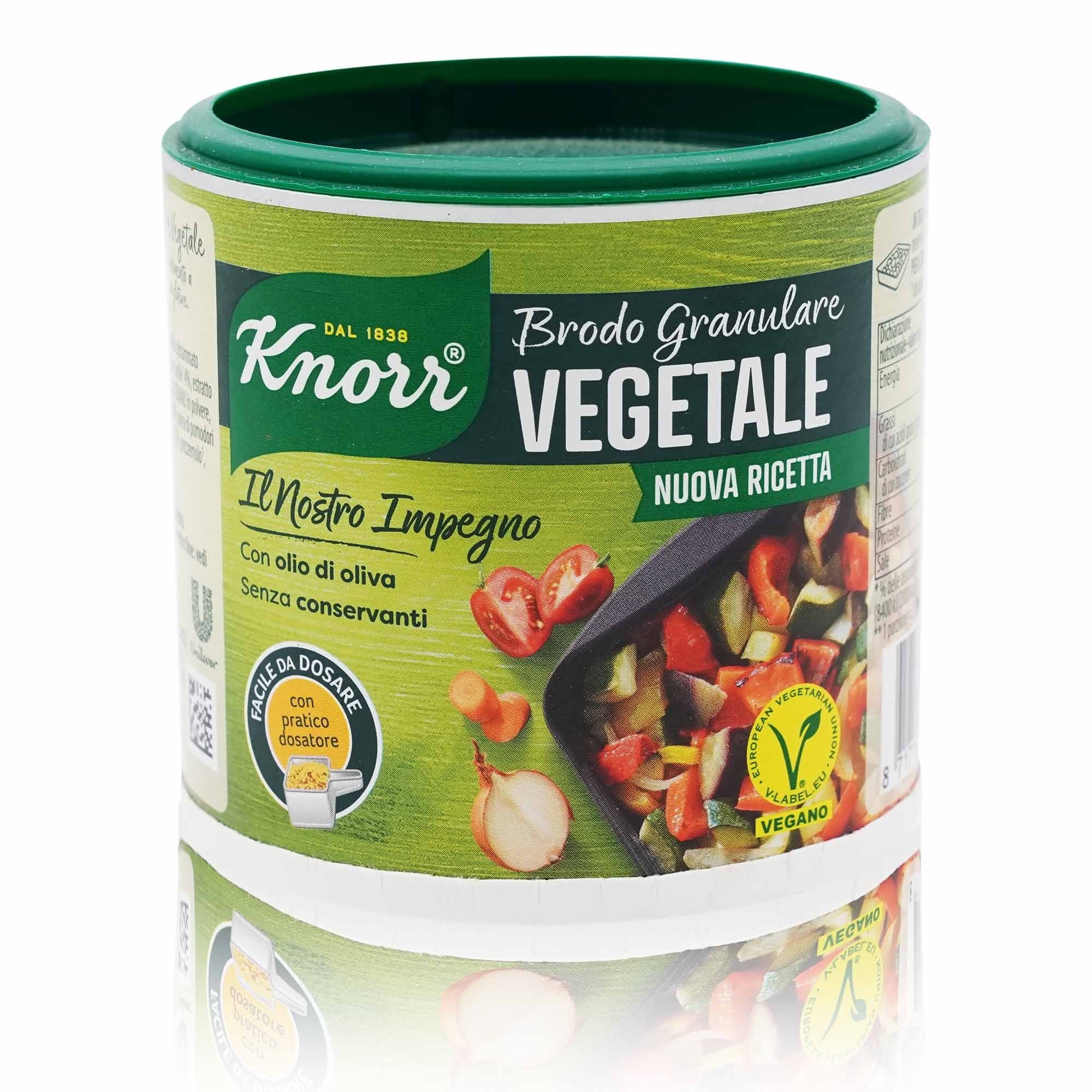 KNORR Brodo granulare vegetale – Gemüsebrühe Granulat - 0,150kg - italienisch - einkaufen.de