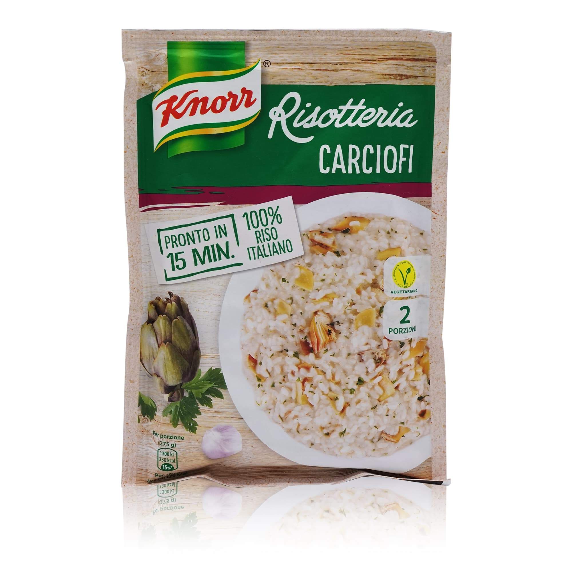 KNORR Risotto Carciofi – Risotto Artischocken - 0,175kg - italienisch - einkaufen.de