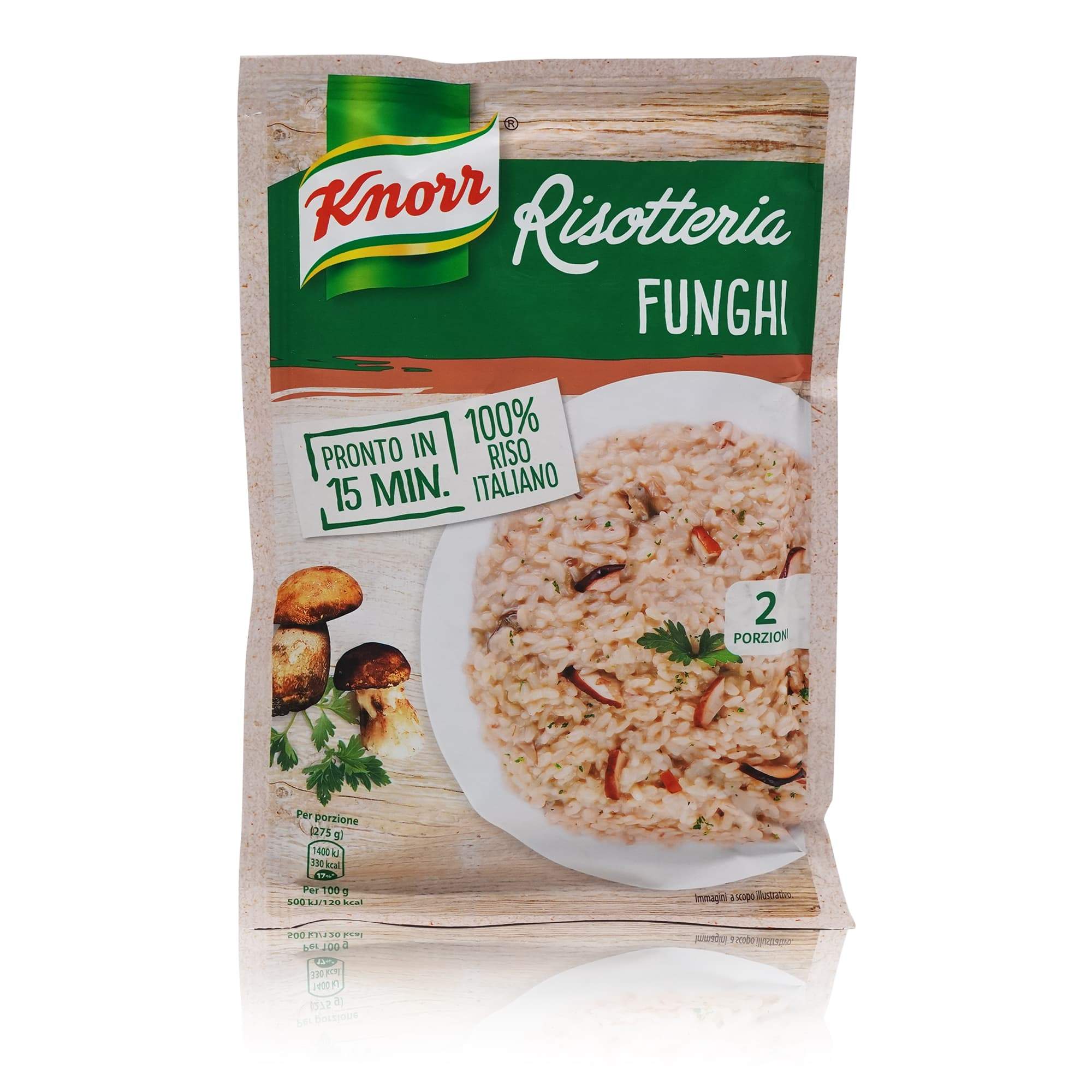 KNORR Risotto Funghi - Pilze - 0,175kg - italienisch-einkaufen.de