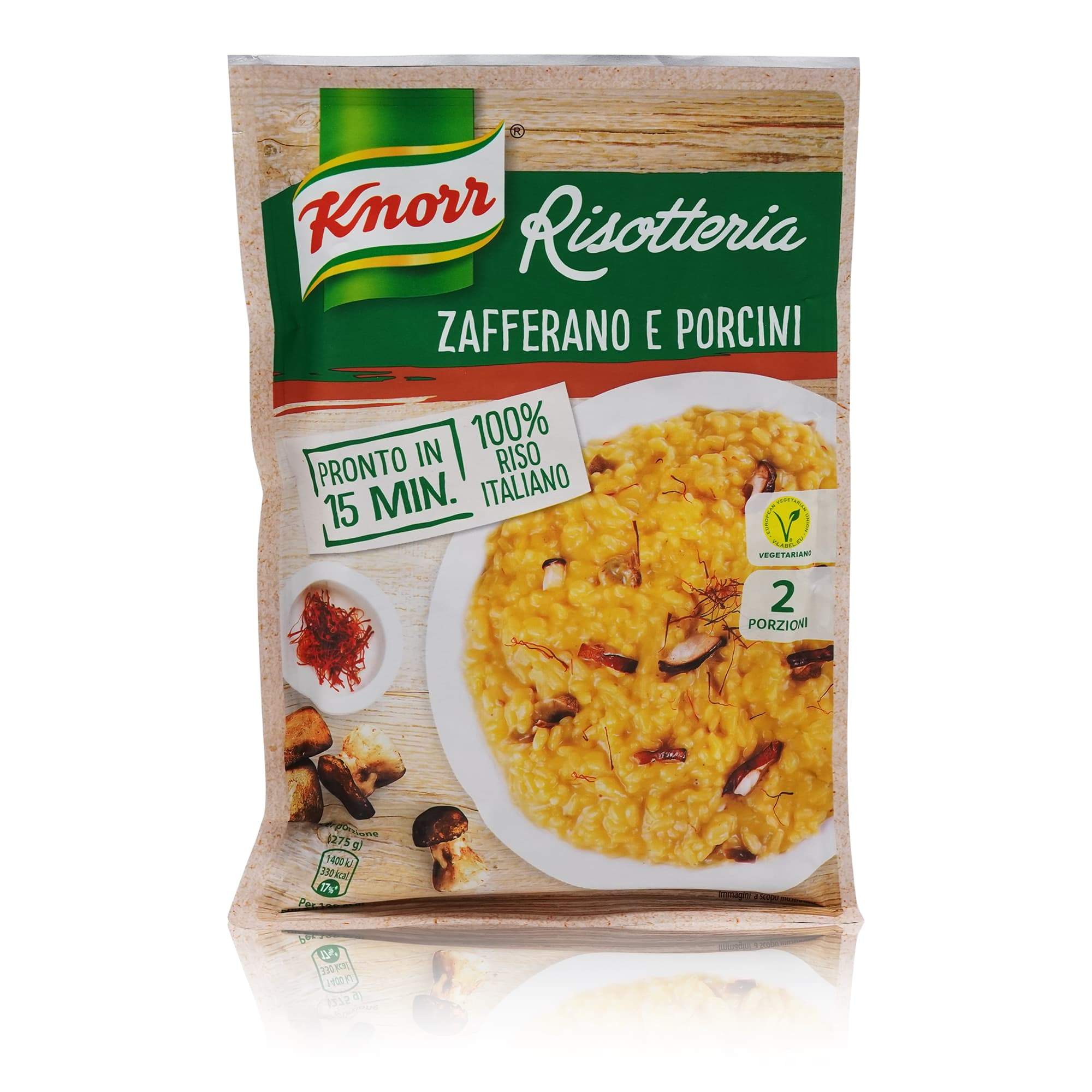 KNORR Risotto Zafferano e Porcini – Risotto Safran und Steinpilze - 0,175kg - italienisch - einkaufen.de