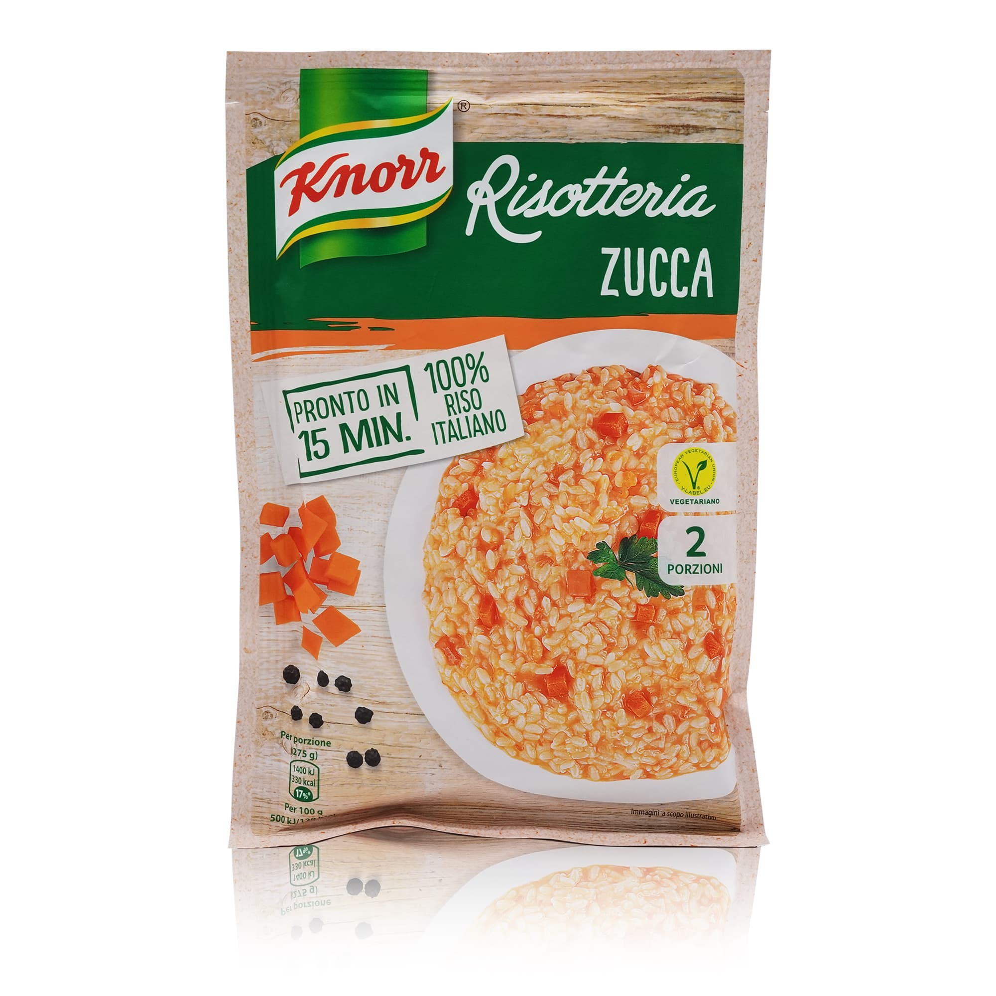 KNORR - Rissoteria Zucca - Risotto mit Kürbis - 0,175kg - italienisch - einkaufen.de