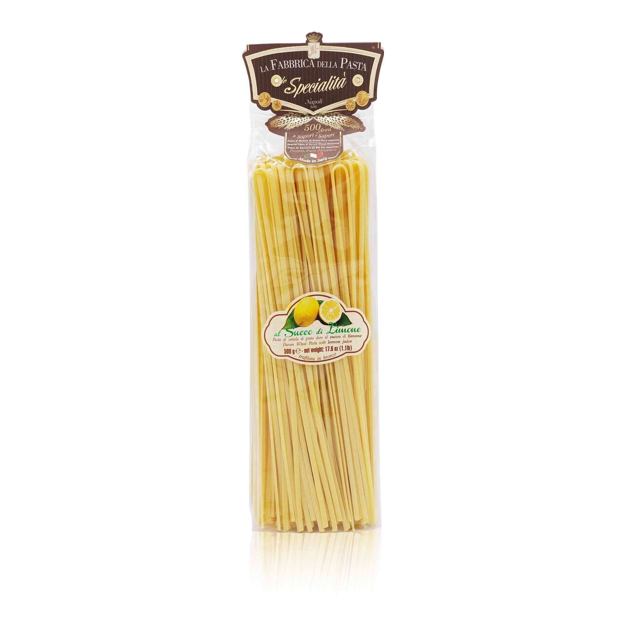 LA FABBRICA DELLA PASTA Linguine al limone – Linguine mit Zitrone - 0,5kg - italienisch - einkaufen.de