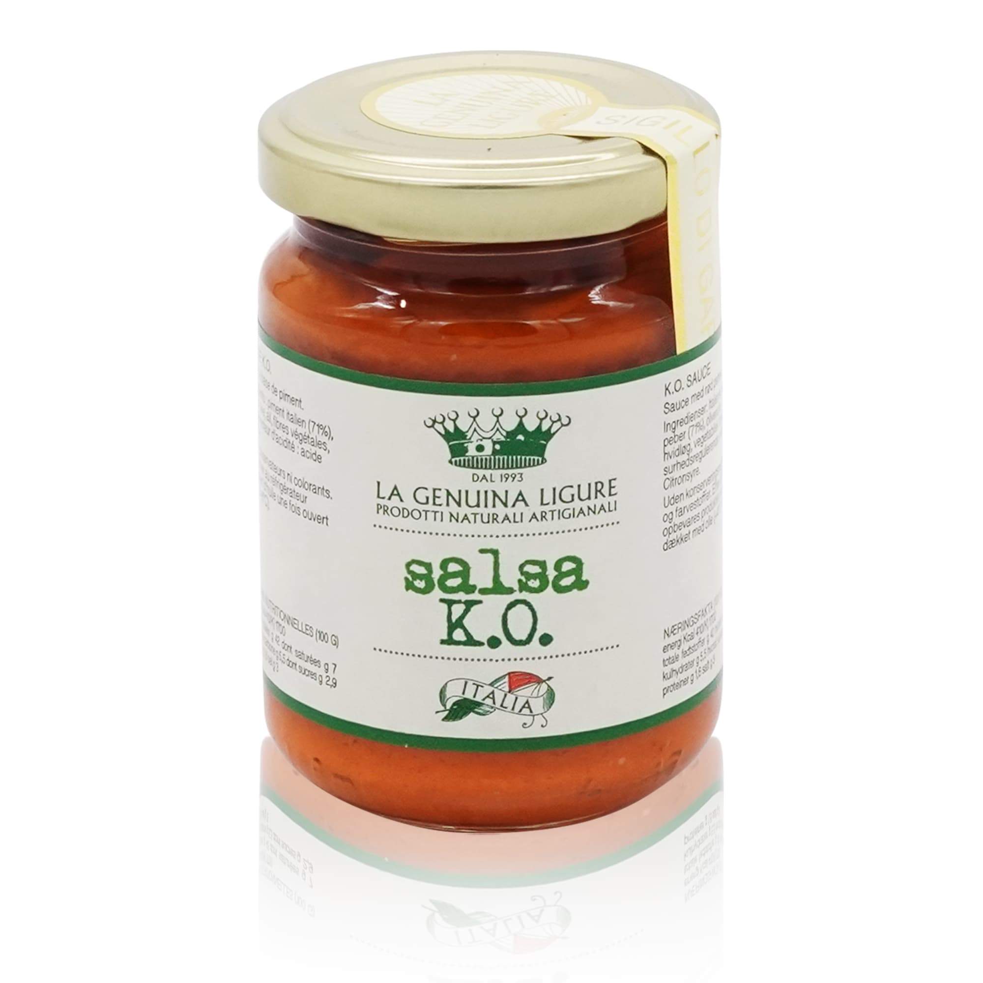 LA GENUINE LIGURE Salsa K.O. – KO Sauce - 0,13kg - italienisch - einkaufen.de