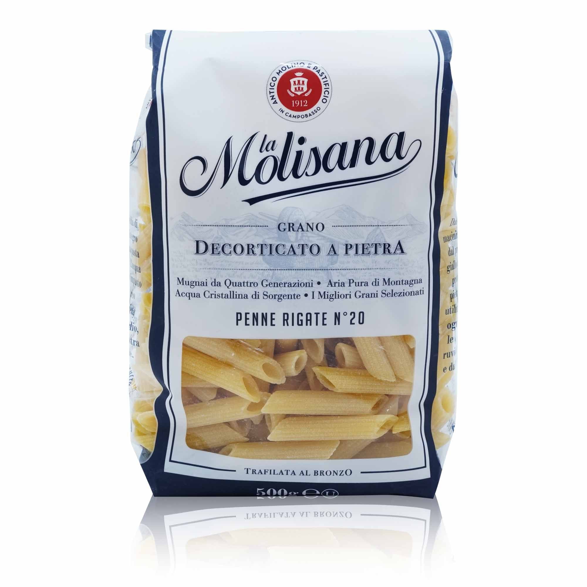 LA MOLISANA Penne Rigate N°20 - 0,5kg - italienisch - einkaufen.de