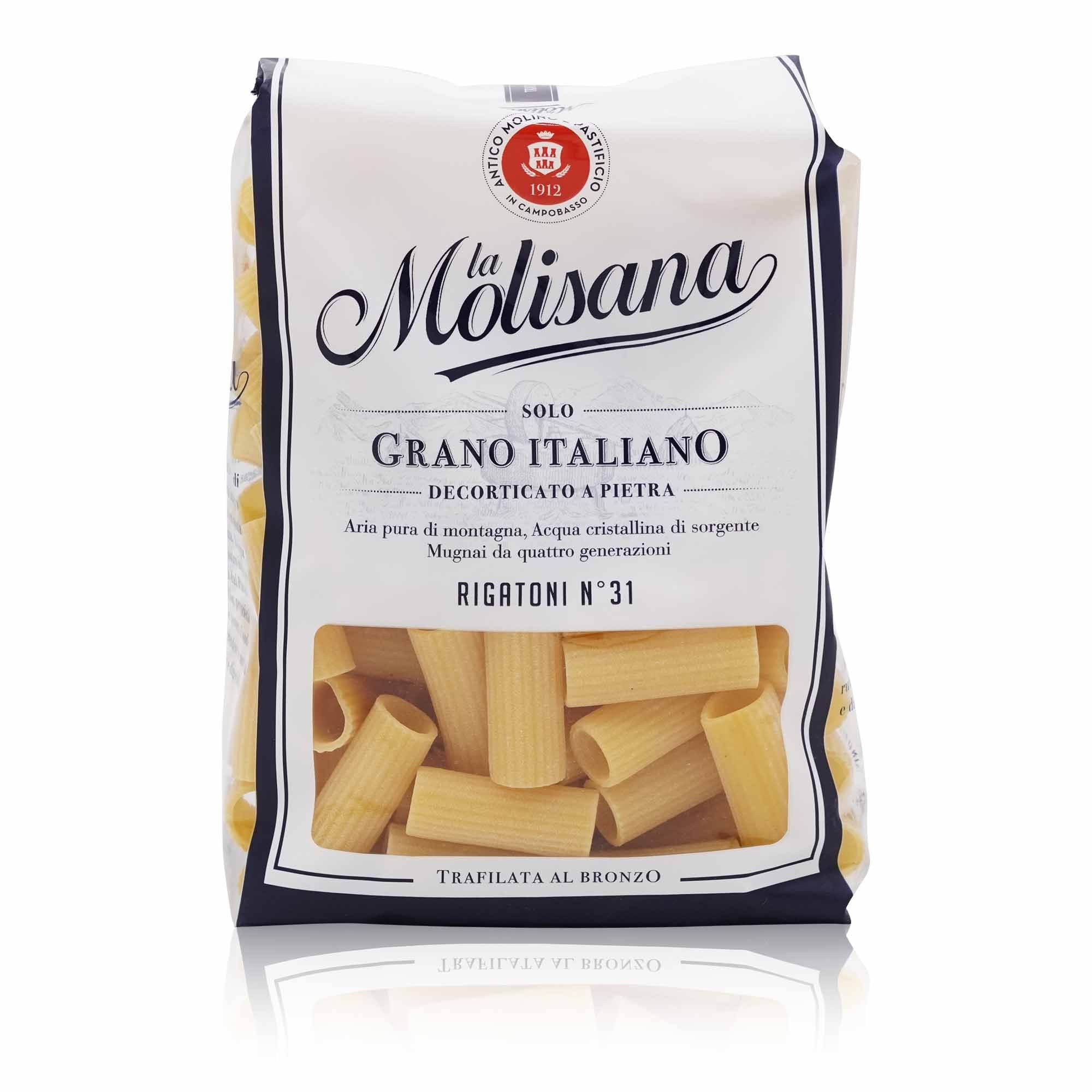 LA MOLISANA Rigatoni n° 31 – Rigatoni Nr.31 - 0,5kg - italienisch - einkaufen.de