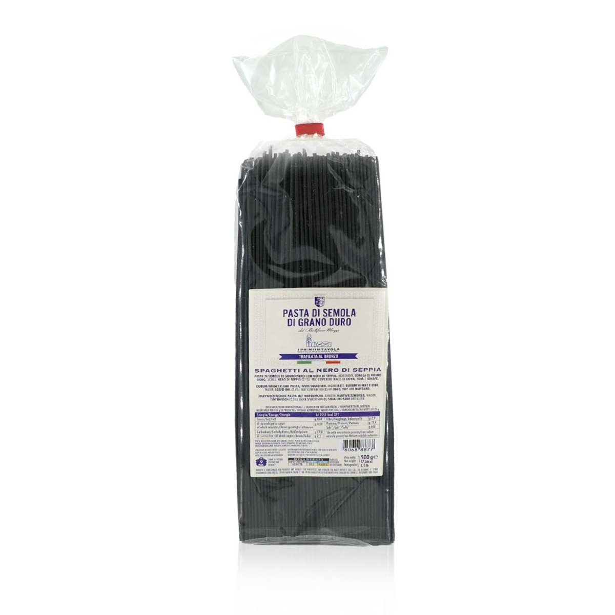 La Trafilata Spaghetti al nero di Seppia – Spaghetti mit Tintenfisch - 0,5kg - italienisch - einkaufen.de