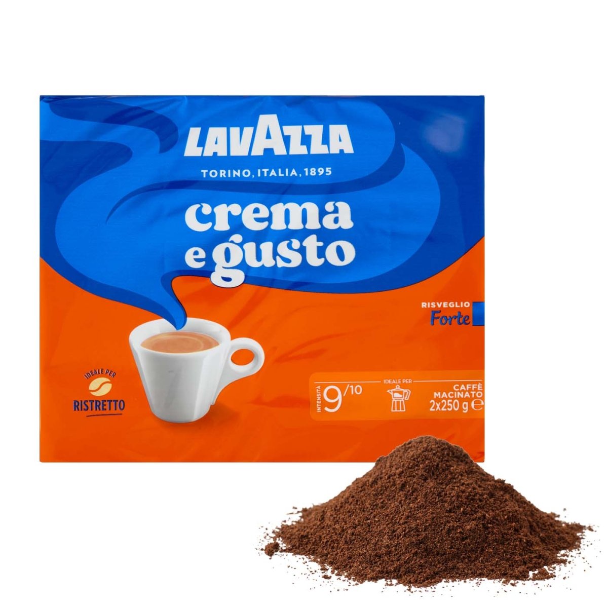 Lavazza Caffè Crema Gusto forte 2x 250g - italienisch - einkaufen.de
