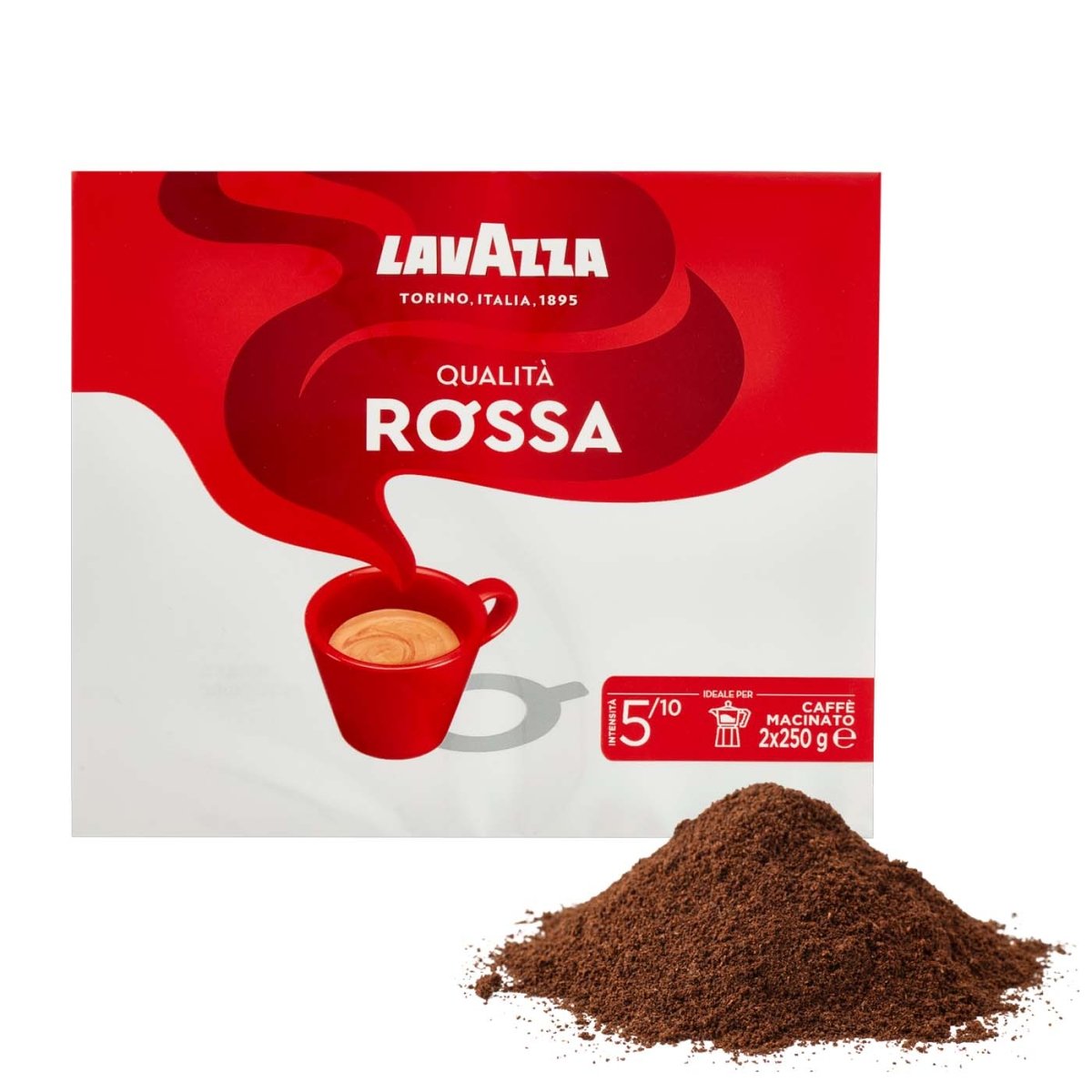 Lavazza Caffè Qualità Rossa macinato 2x 250g - italienisch - einkaufen.de