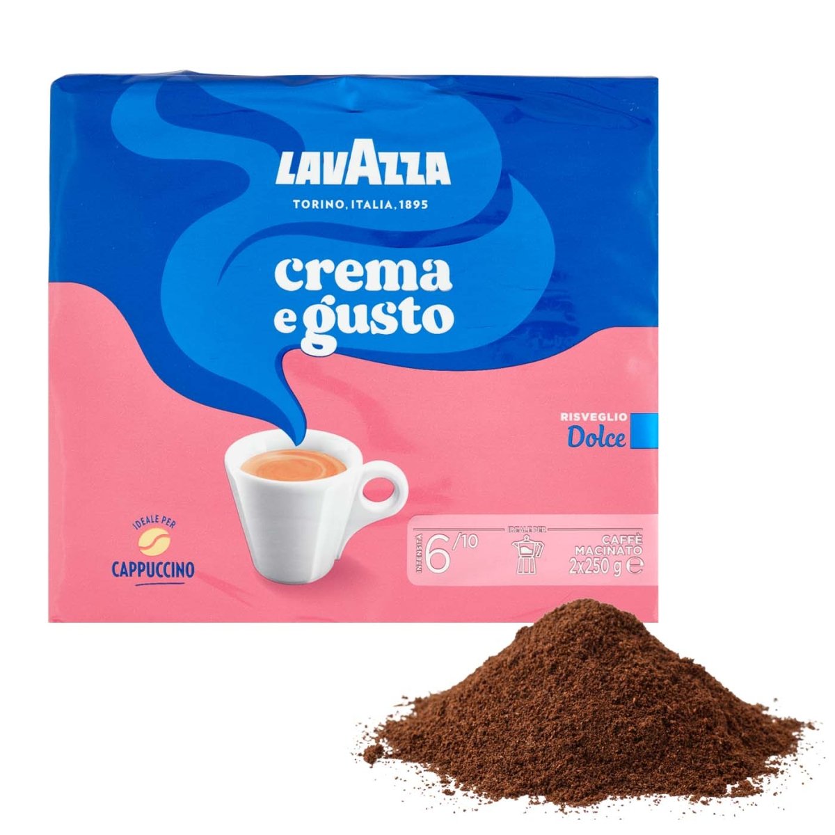 Lavazza Crema e Gusto Dolce 2x 250g - italienisch - einkaufen.de