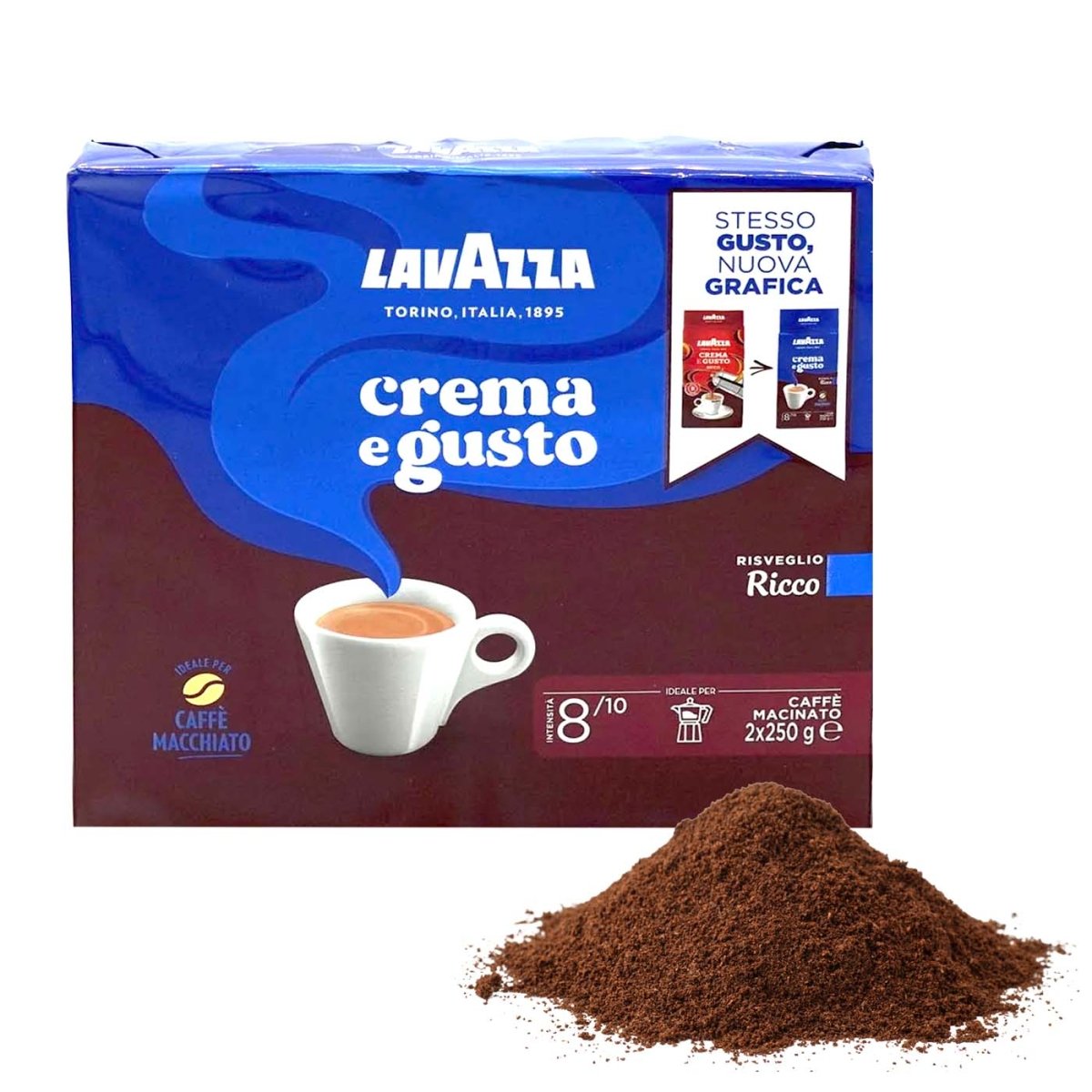 Lavazza Crema e gusto macinato 2x 250g - italienisch - einkaufen.de