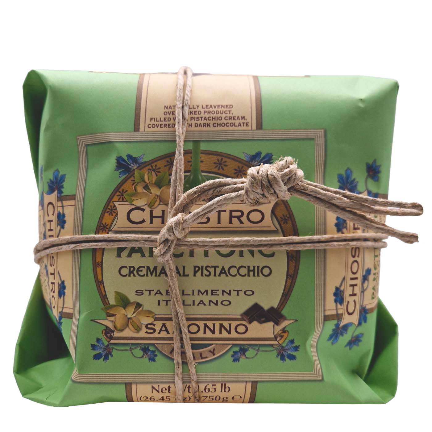 LAZZARONI Panettone Pistaziencreme mit Zartbitterschokolade 750g - italienisch - einkaufen.de