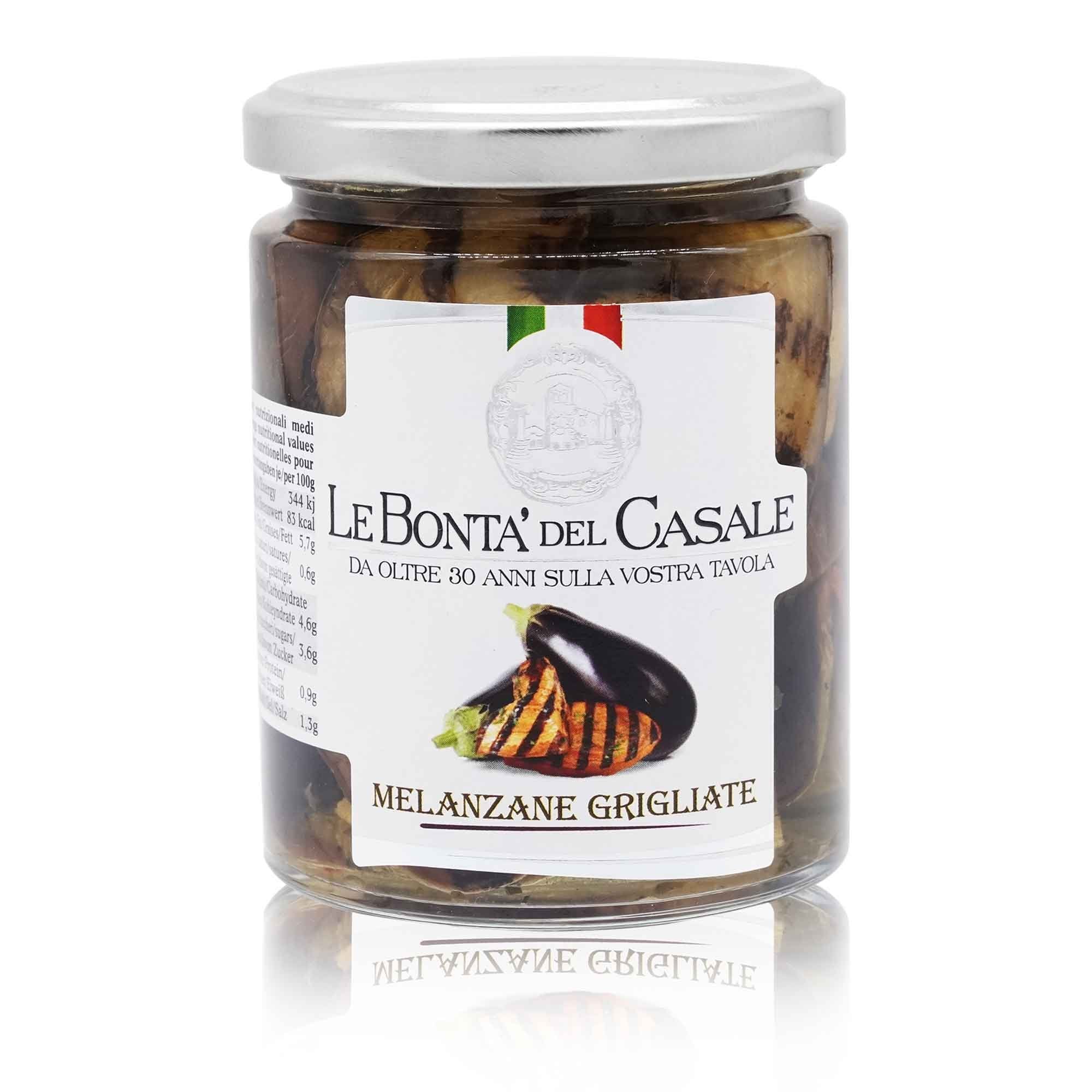 LE BONTÀ CASALE Melanzane grigliate – Auberginen gegrillt - 0,28kg - italienisch - einkaufen.de