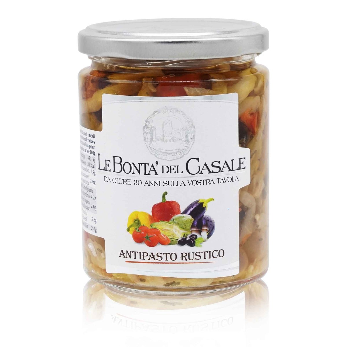 LE BONTÀ DEL CASALE Antipasto Rustico – Antipasto Mischgemüse - 0,28kg - italienisch - einkaufen.de