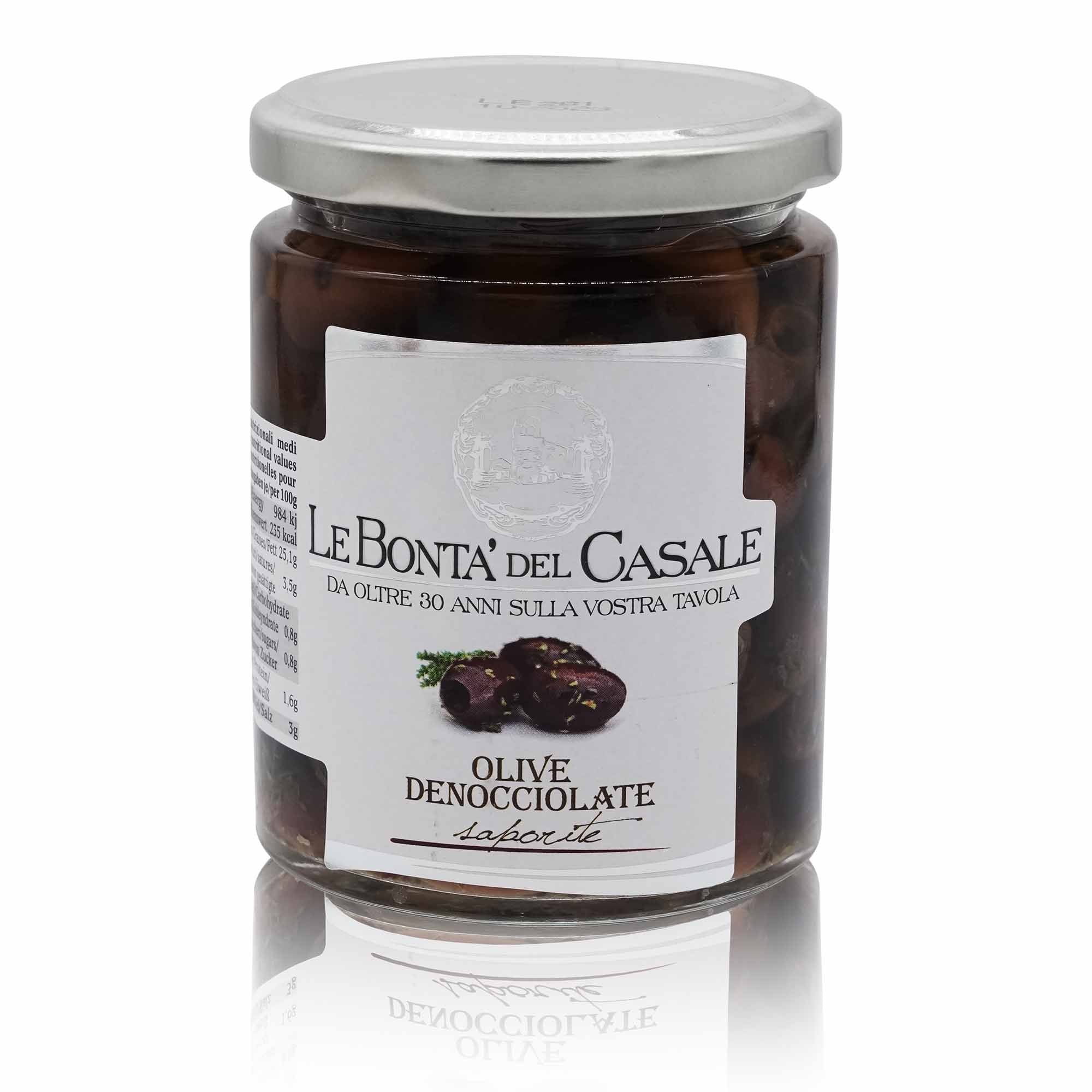 LE BONTÀ DEL CASALE Olive denocciolate – Oliven entsteint - 0,280kg - italienisch - einkaufen.de