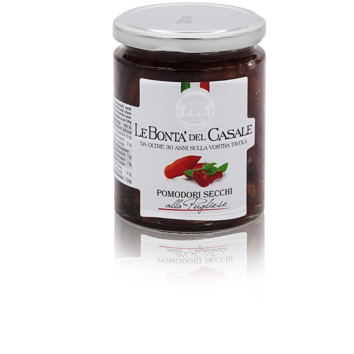 LE BONTÀ DEL CASALE Pomodori secchi alla pugliese – Getrocknete Tomaten apulische Art - 0,280kg - italienisch - einkaufen.de