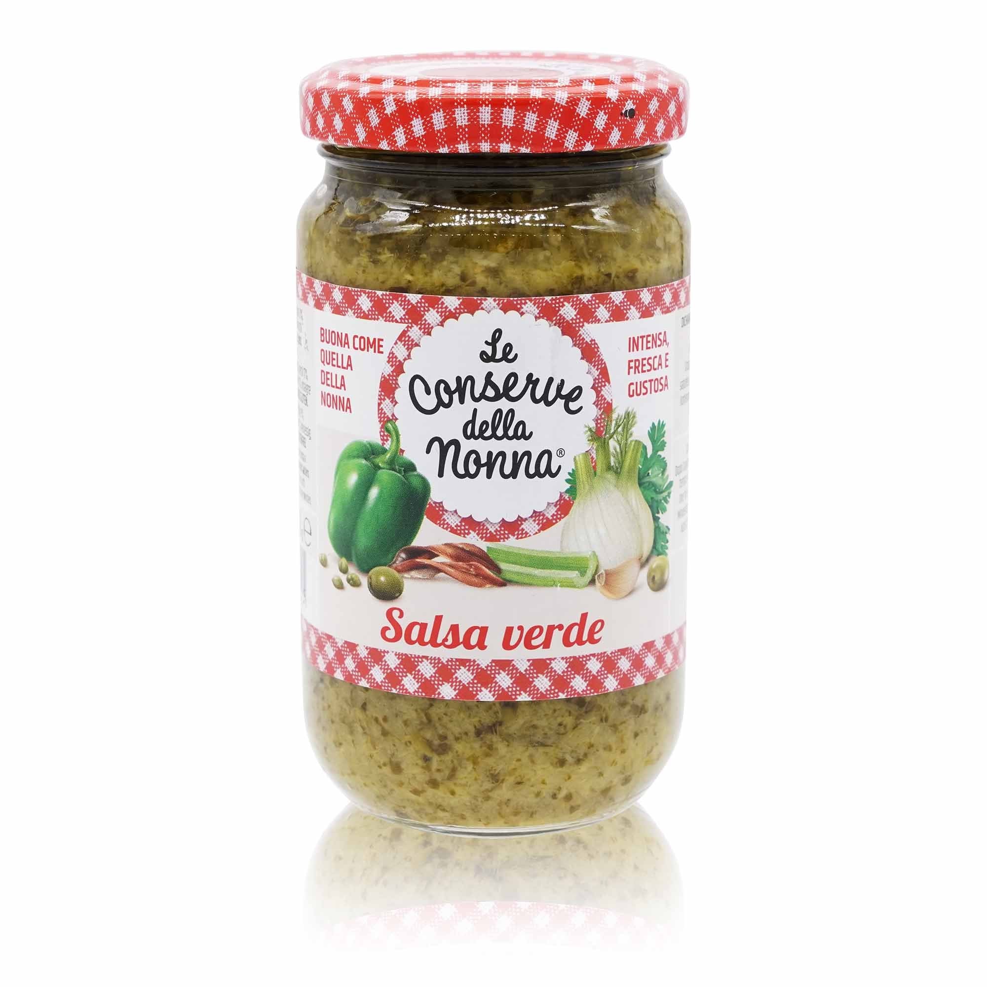 LE CONSERVE DELLA NONNA Salsa verde – Gemüsesosse - 0,190kg - italienisch-einkaufen.de