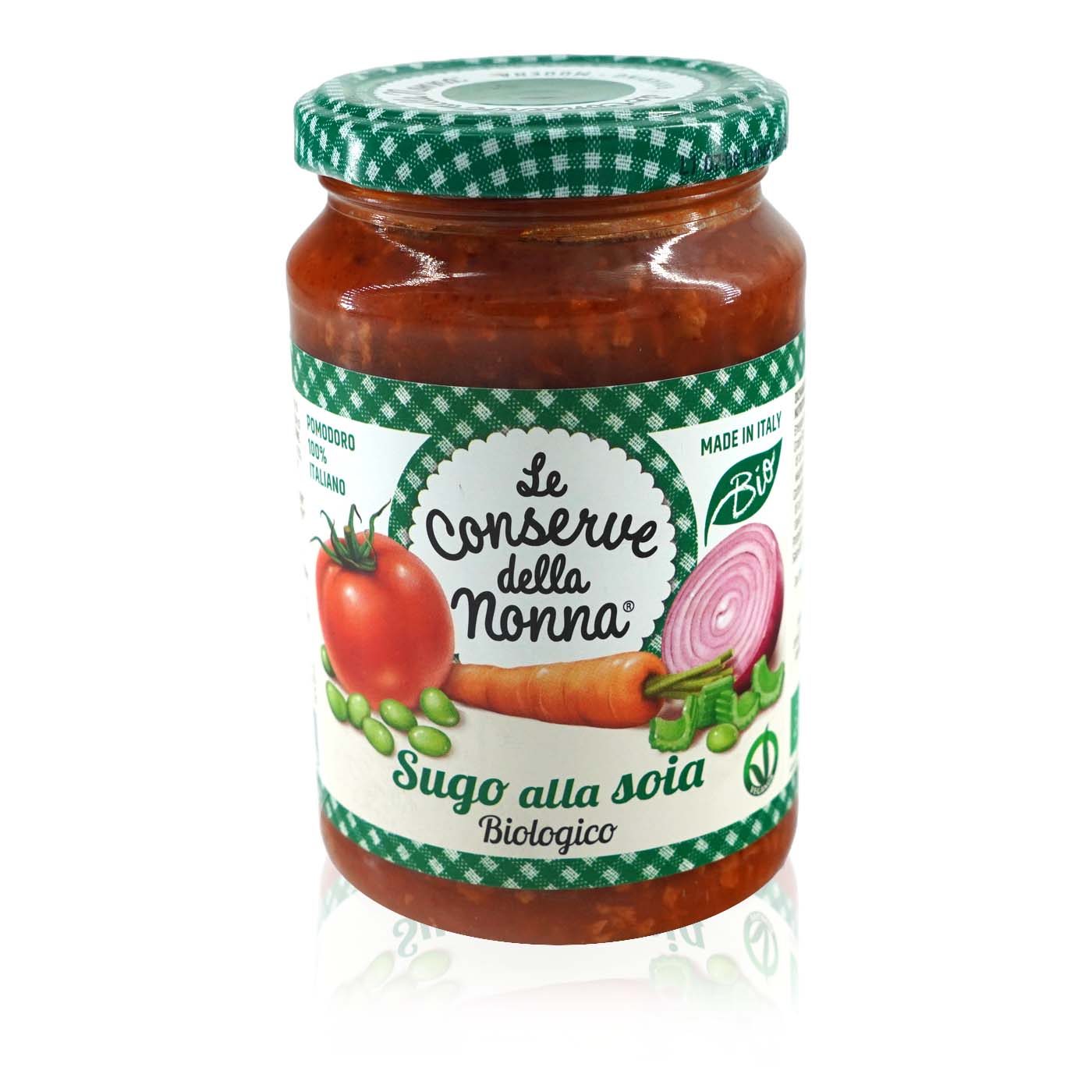 LE CONSERVE DELLA NONNA Sugo alla soia - Tomatensauce mit Soja - 0,35kg - italienisch - einkaufen.de