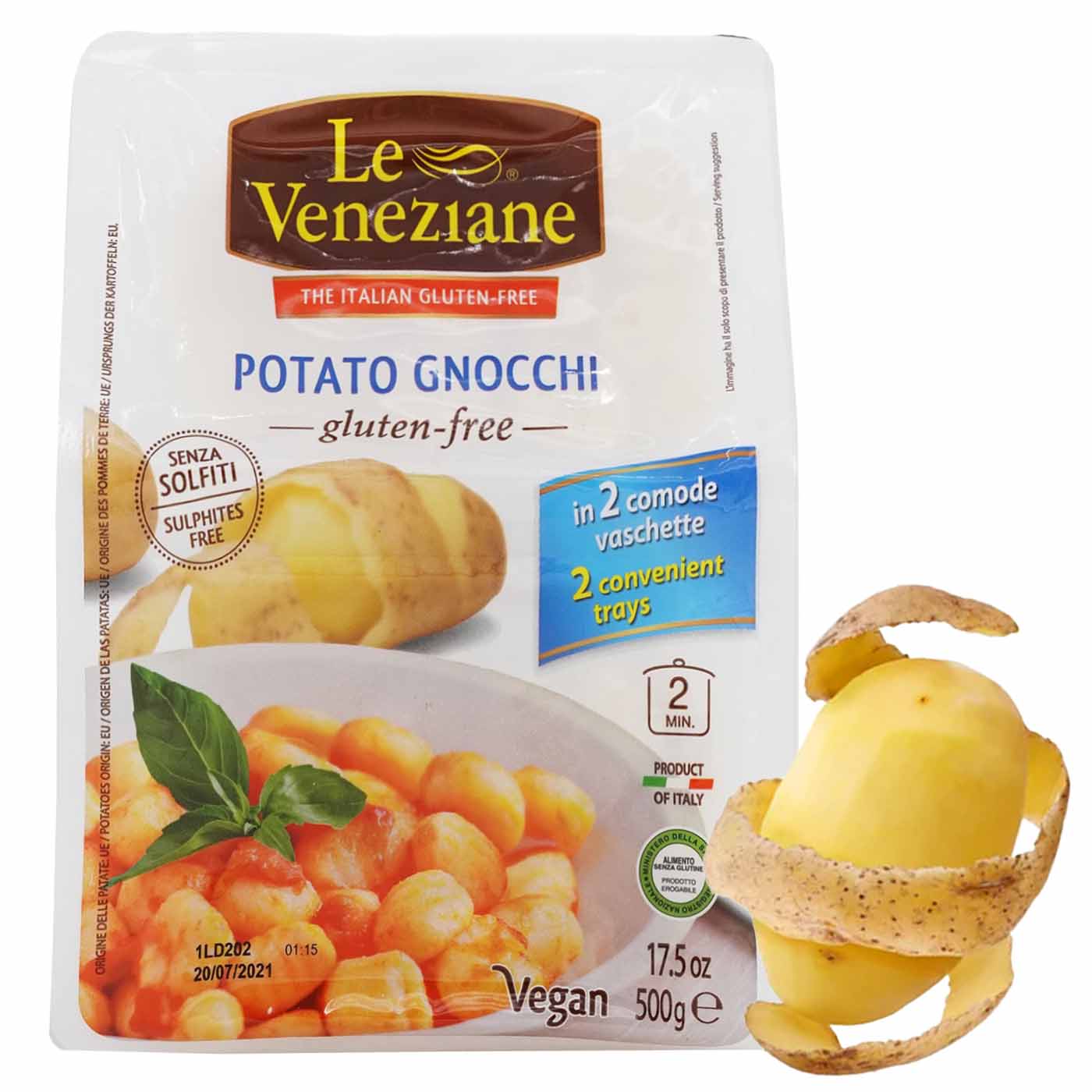 Le Veneziane Gnocchi di patate senza glutine 500g - italienisch - einkaufen.de