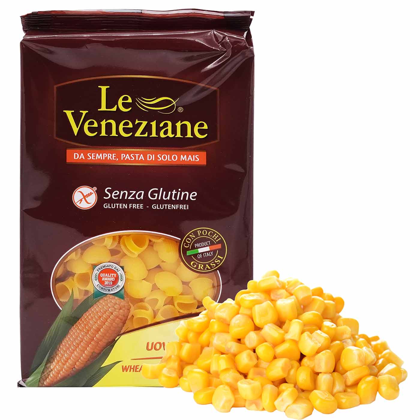 Le Veneziane Pipe rigate senza glutine 250g - italienisch - einkaufen.de