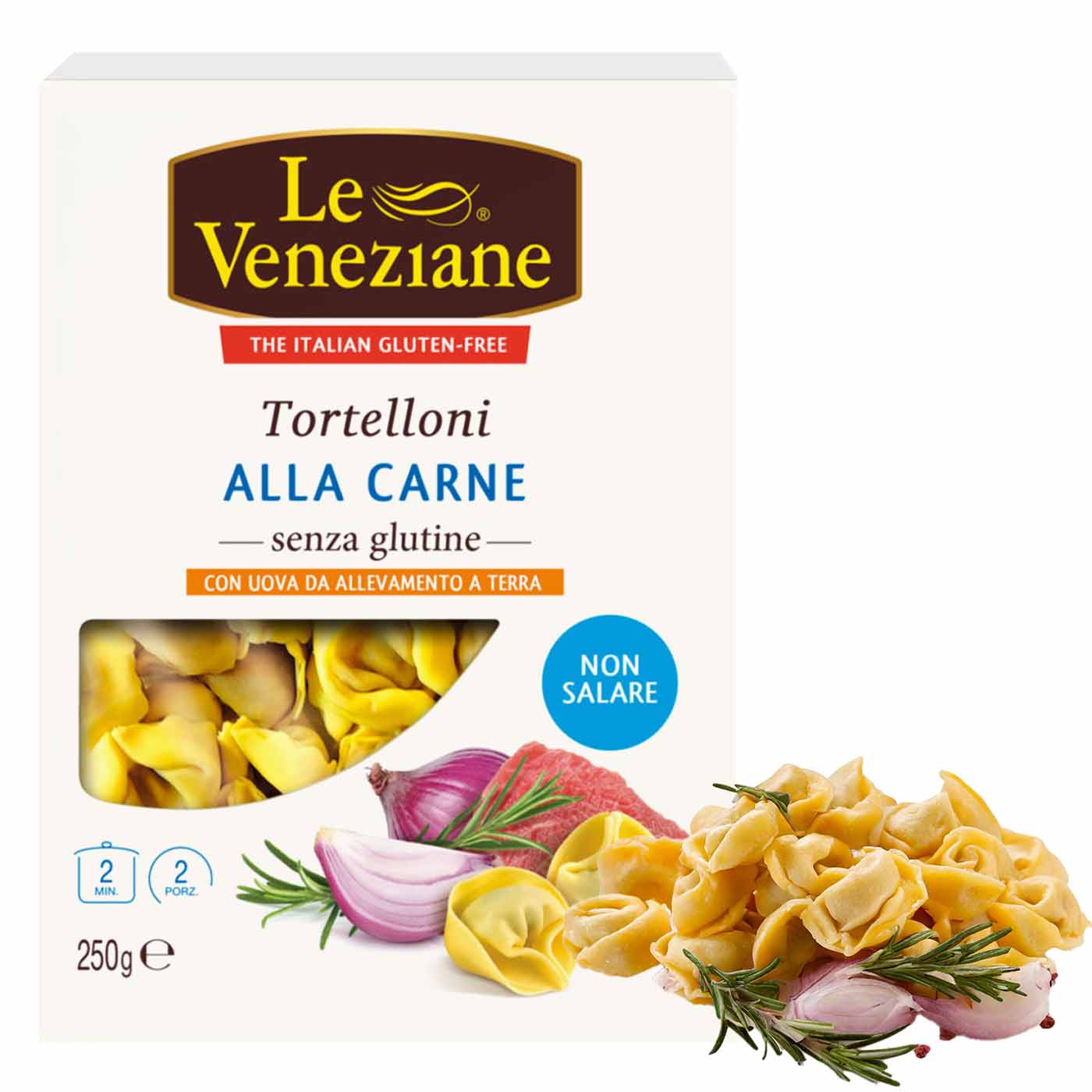 Le Veneziane Tortellini alla Carne 250g - italienisch - einkaufen.de