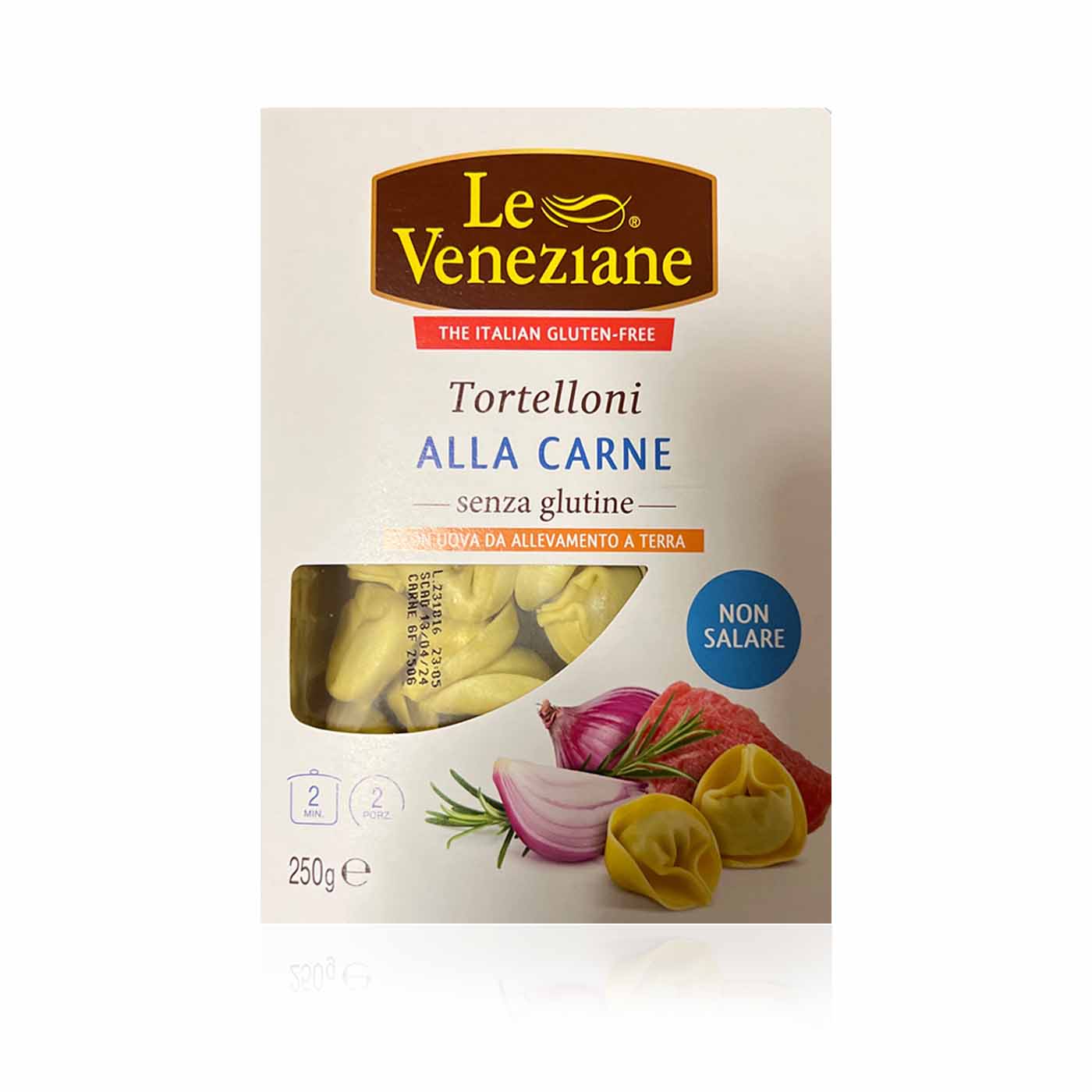 LE VENEZIANE Tortellini alla Carne - Tortellini Fleischfüllung glutenfrei - 0,250kg - italienisch - einkaufen.de