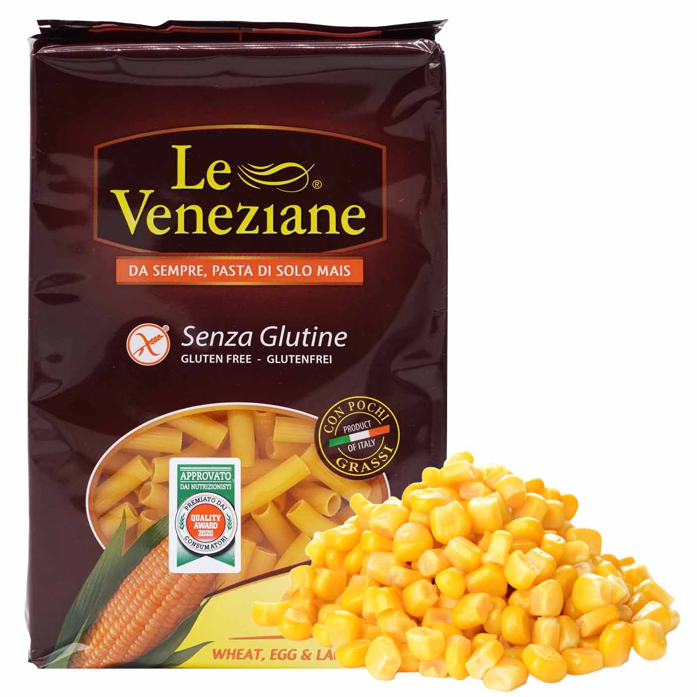 Le Veneziane Tubetti rigati senza glutine 250g - italienisch - einkaufen.de