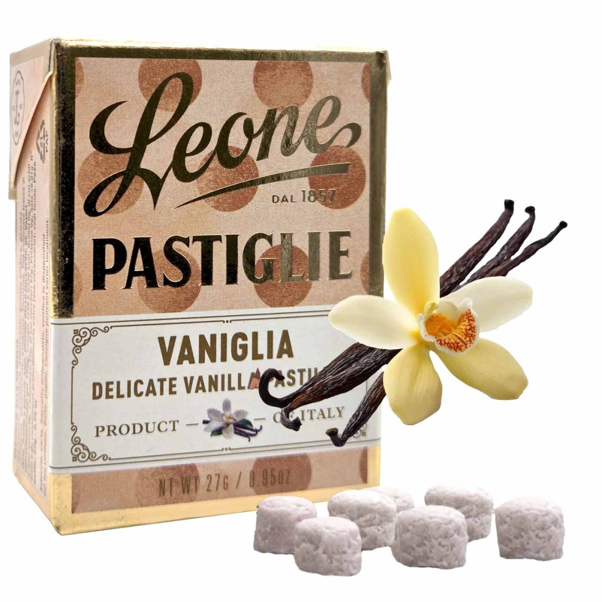 Leone Pastiglie Vaniglia 27g - italienisch - einkaufen.de