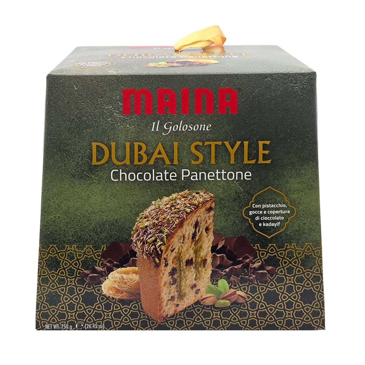 Maina Panettone Dubai Style Chocolate 750g - italienisch - einkaufen.de
