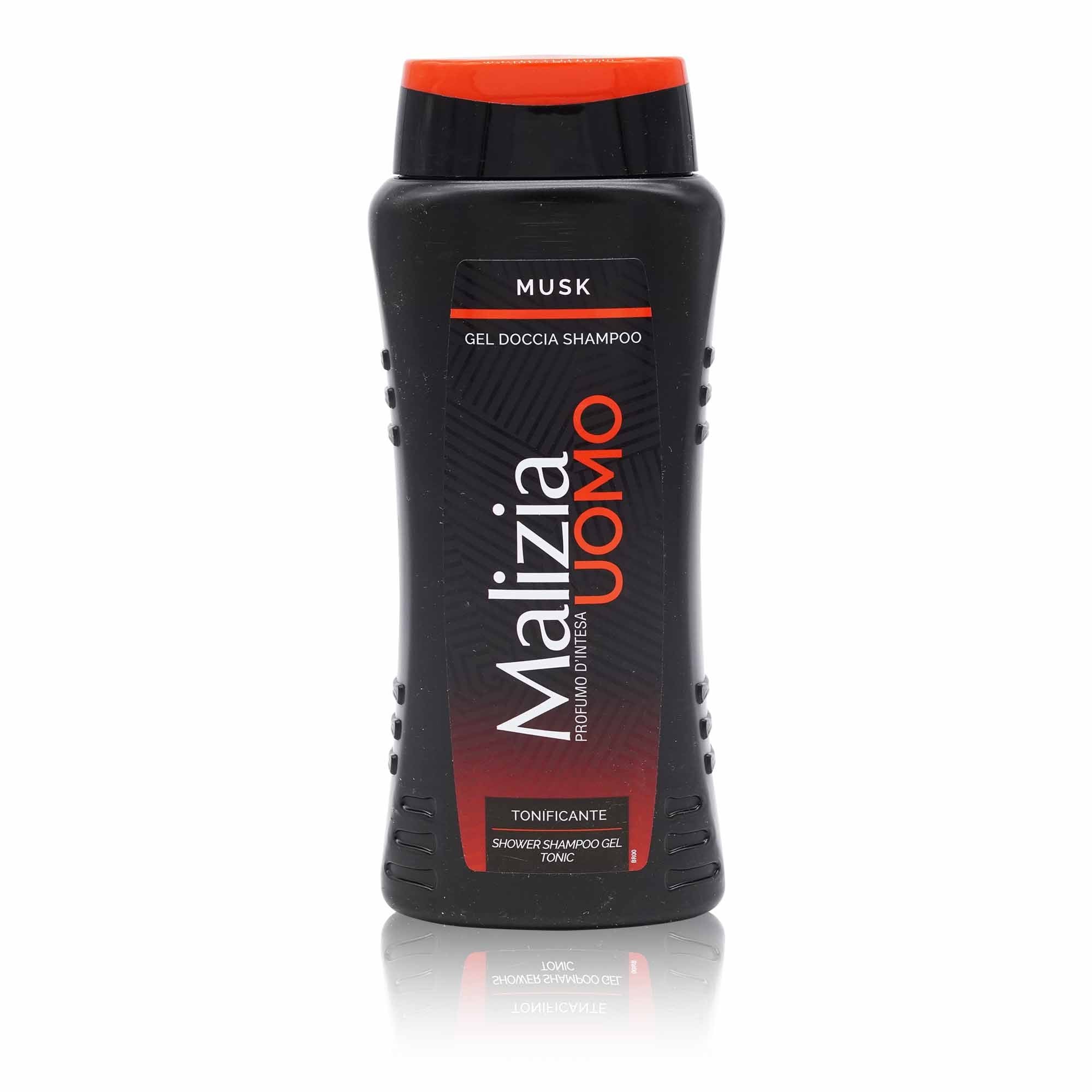 MALIZIA Doccia Shampoo Gel Uomo – Herren Duschgel-Shampoo Musk - 0,250l - italienisch-einkaufen.de