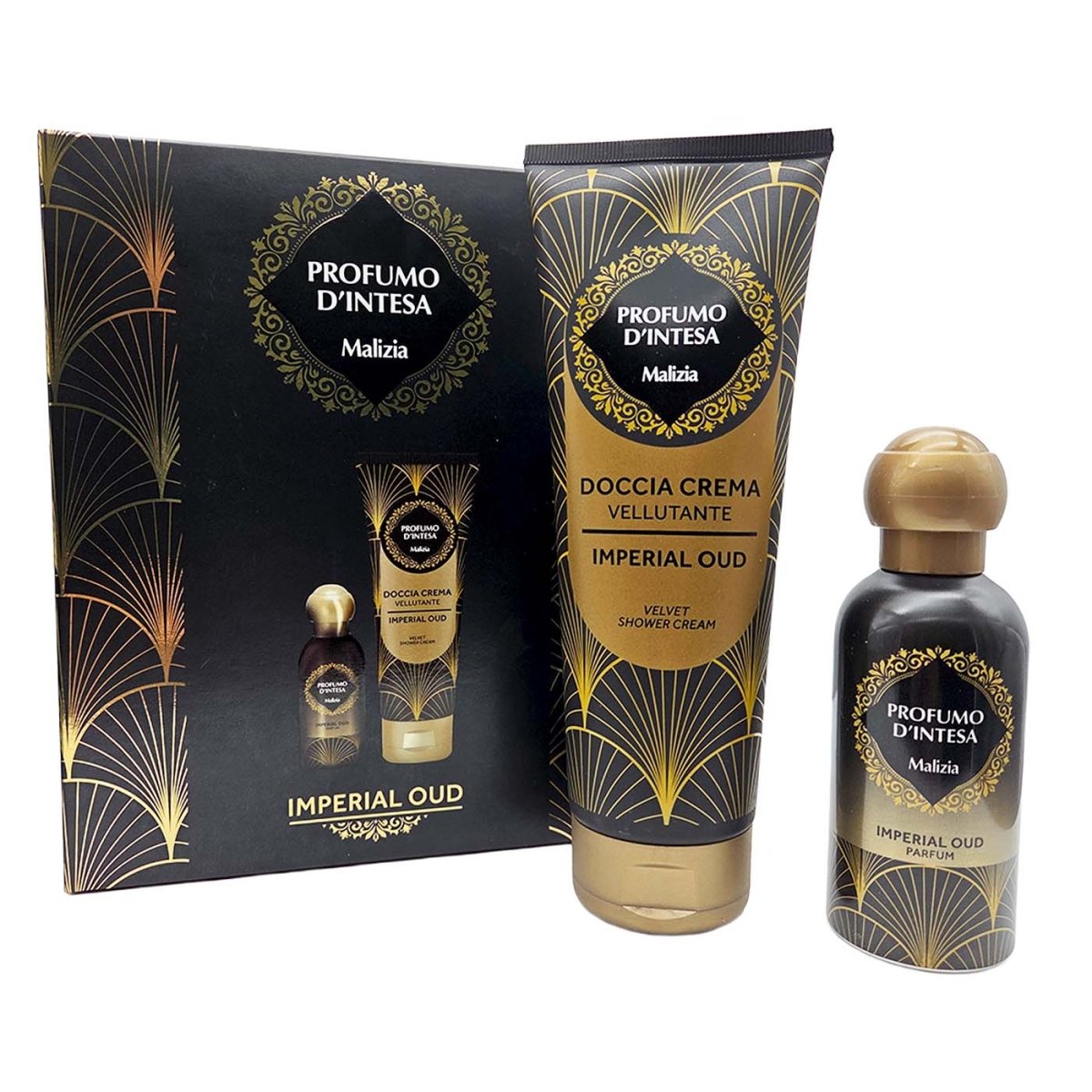 Malizia Profumo d’Intesa Malizia Imperial Oud doccia crema 250ml + profumo 100ml Set - italienisch - einkaufen.de