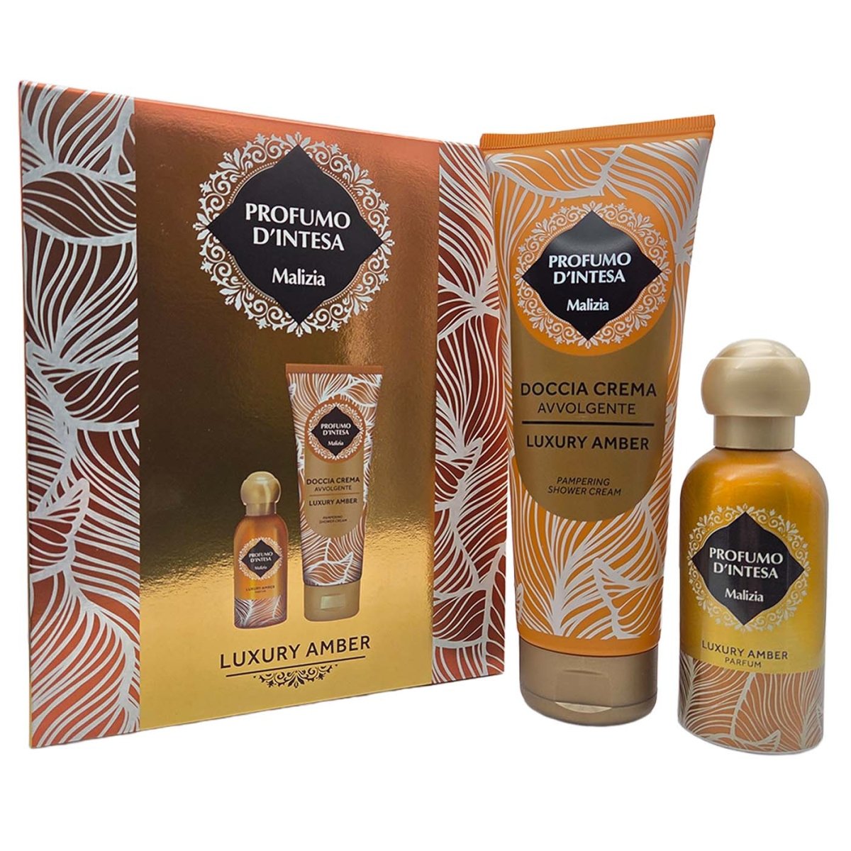 Malizia Profumo d’Intesa Malizia Luxury Amber doccia crema 250ml + profumo 100ml Set - italienisch - einkaufen.de