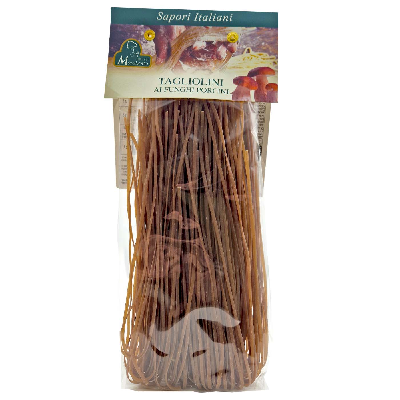 Marabotto Bandnudeln mit Steinpilzen 250g - italienisch - einkaufen.de