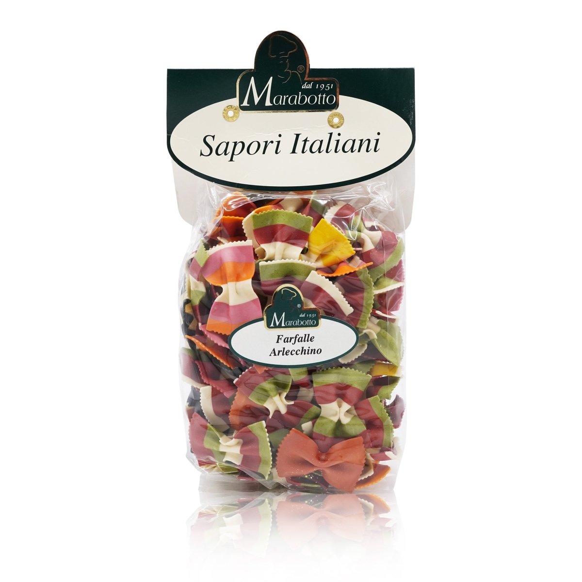 MARABOTTO Farfalle Arlecchino – Farfalle Harlekin - 0,250kg - italienisch - einkaufen.de