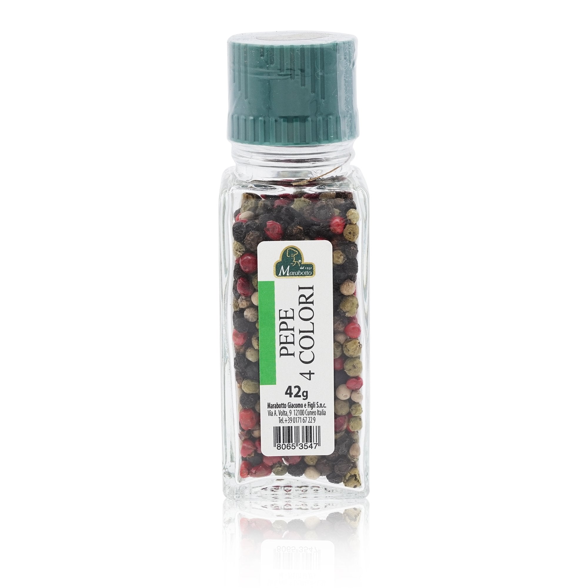 MARABOTTO Pepe 4 colori macina – Pfeffermühle 4 Farben - 0,042kg - italienisch - einkaufen.de
