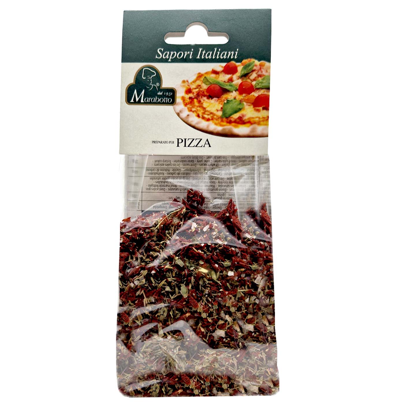 MARABOTTO Preparato Pizza Meditteranea – Gewürzmischung Pizza Mediterran - 0,040kg - italienisch - einkaufen.de