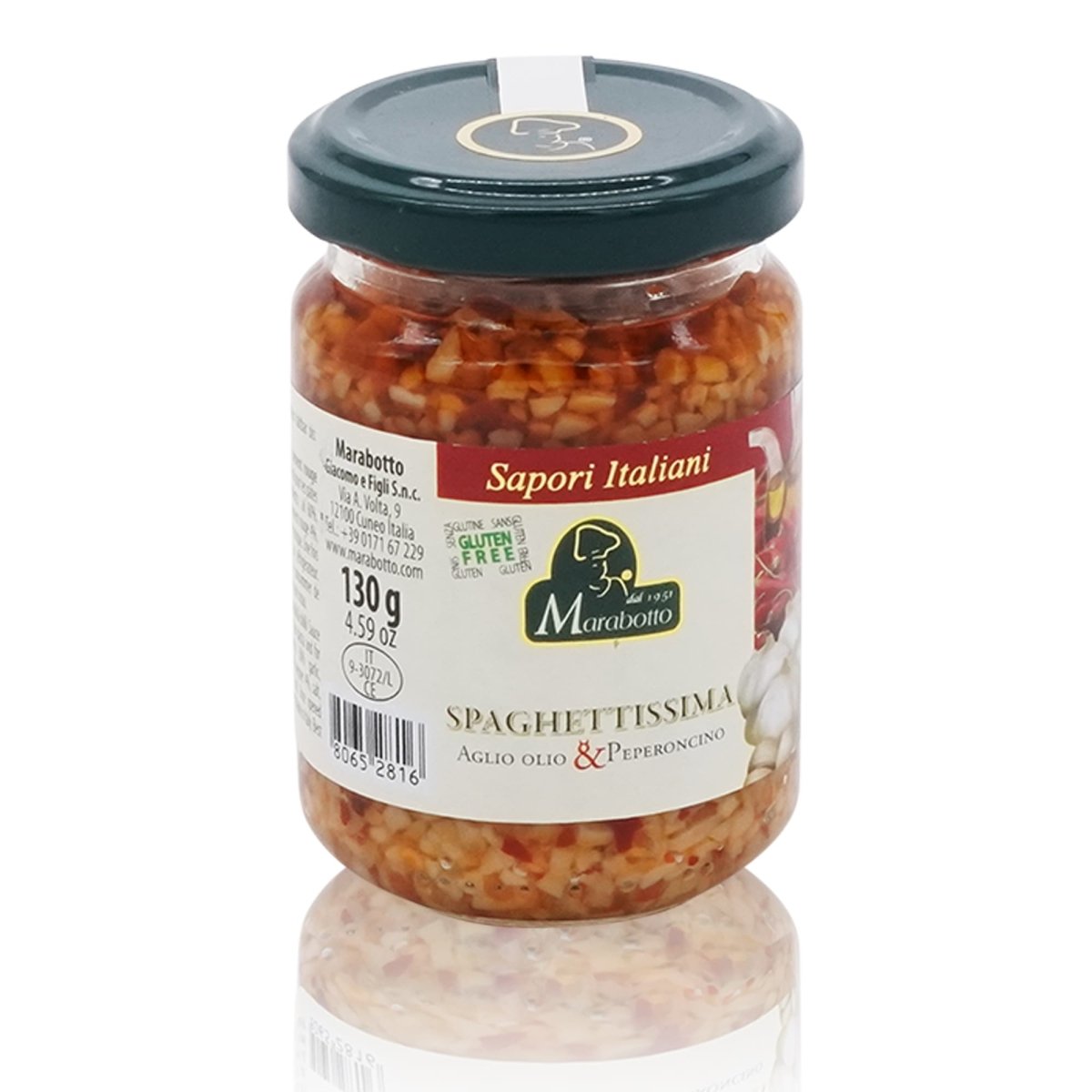 MARABOTTO Spaghettissima – Knoblauch - Chili in Öl - Fertigmischung - 0,130kg - italienisch - einkaufen.de