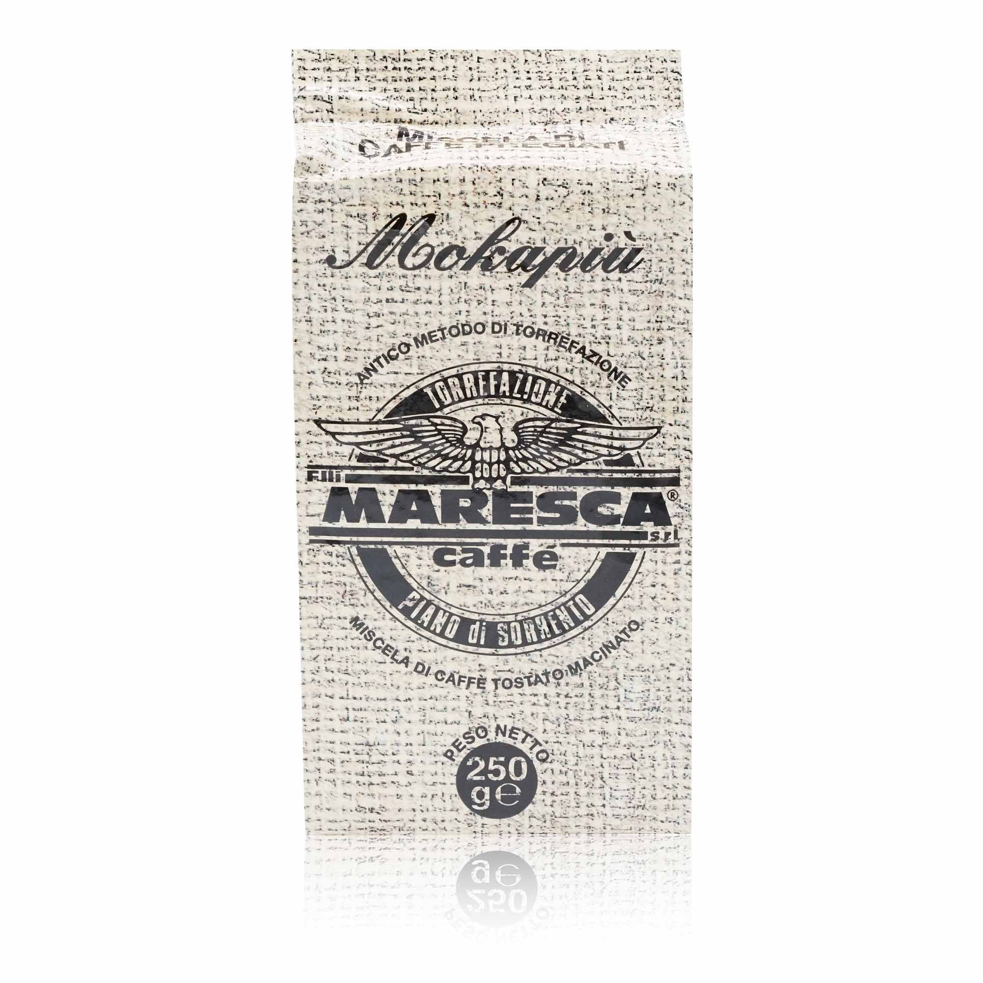 MARESCA Caffè Mokapiù macinato – Kaffee Mokapiù gemahlen - 0,250kg - italienisch-einkaufen.de