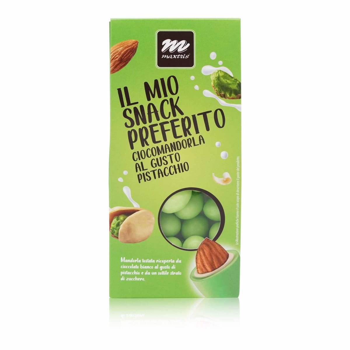 MAXTRIS Confetti Ciocomandorla al Pistacchio – Mandelkonfetti mit Pistazie - 0,150kg - italienisch - einkaufen.de