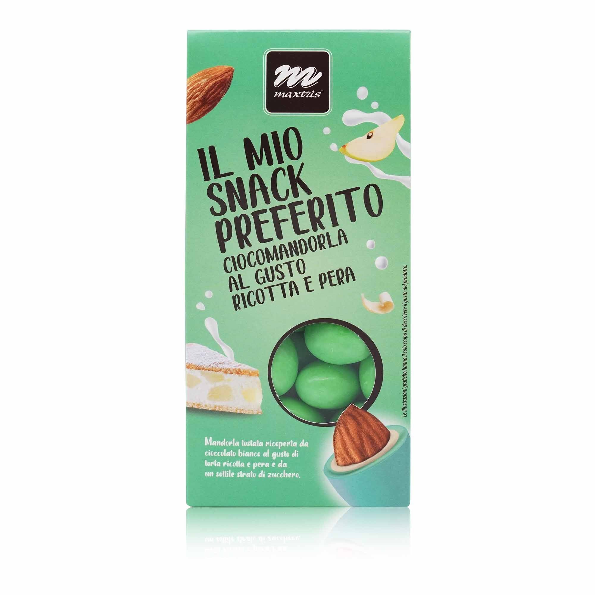 MAXTRIS Confetti Ciocomandorla Ricotta e Pera – Mandelkonfetti Ricotta u.Birne - 0,150kg - italienisch-einkaufen.de