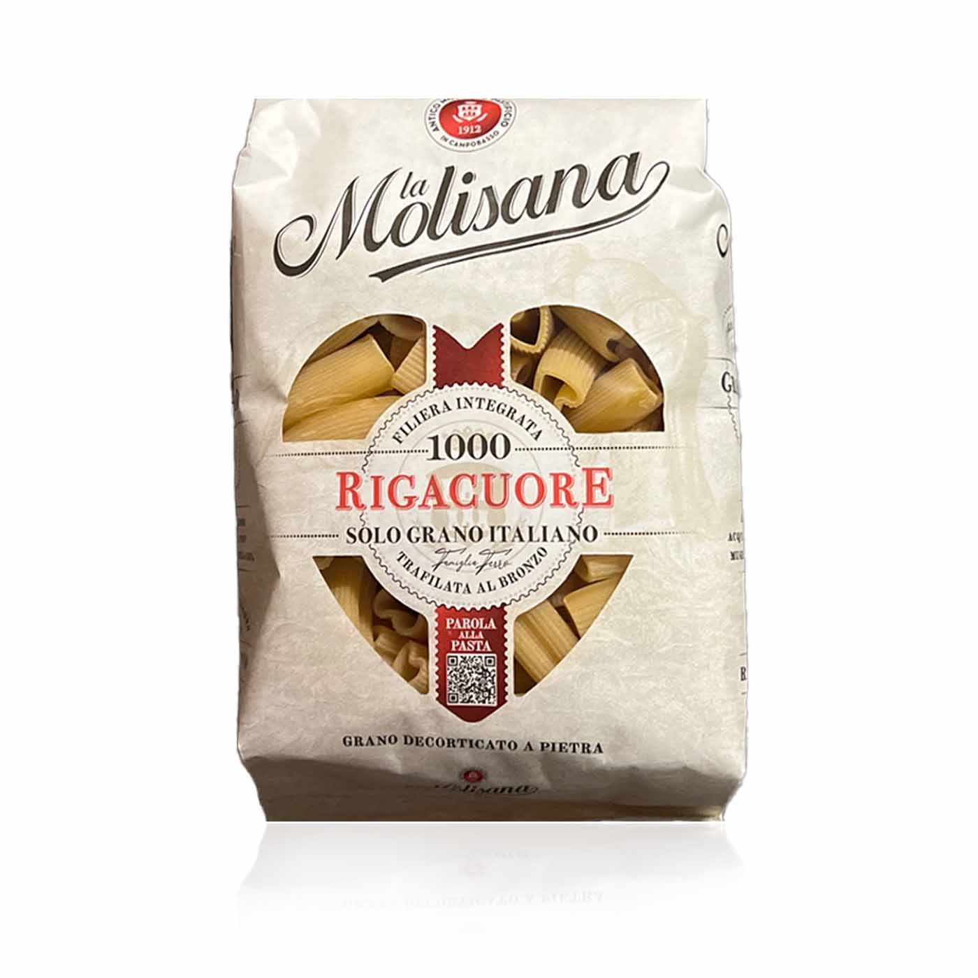 MOLISANA Rigacuore - Herzformpasta - 0,5kg - italienisch - einkaufen.de