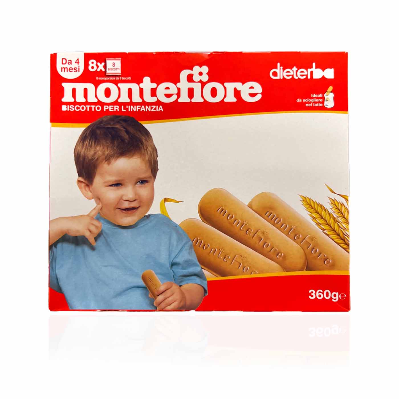 MONTEFIORE Biscotti Infanzia - Kinderkeks ab dem 4. Lebensmonat - 0,360kg - italienisch - einkaufen.de