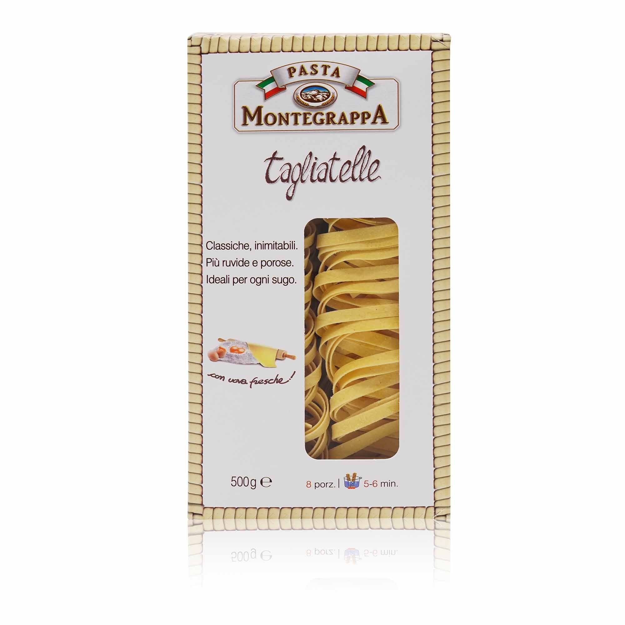 MONTEGRAPPA Tagliatelle all'uovo – Tagliatelle mit Ei - 0,5kg - italienisch - einkaufen.de