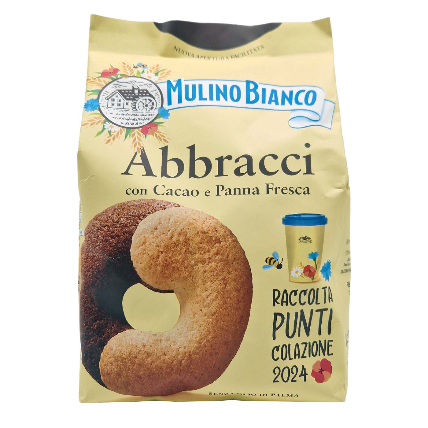 MULINO BIANCO Biscotti Abbracci – Kekse Abbracci - 0,350kg - italienisch - einkaufen.de