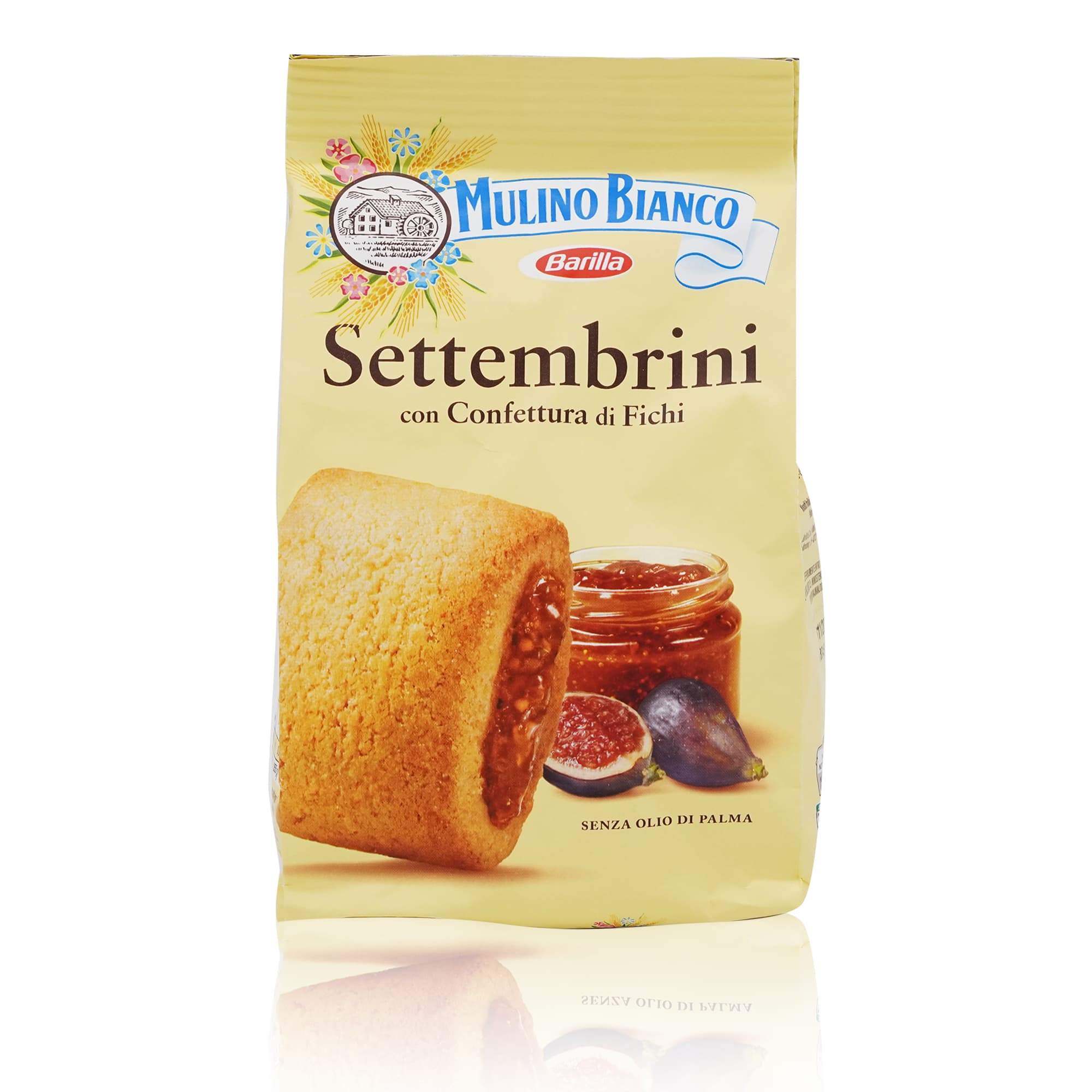 MULINO BIANCO Biscotti Settembrini Confettura Fichi – Kekse mit Feigenkonfitüre - 0,300kg - italienisch-einkaufen.de