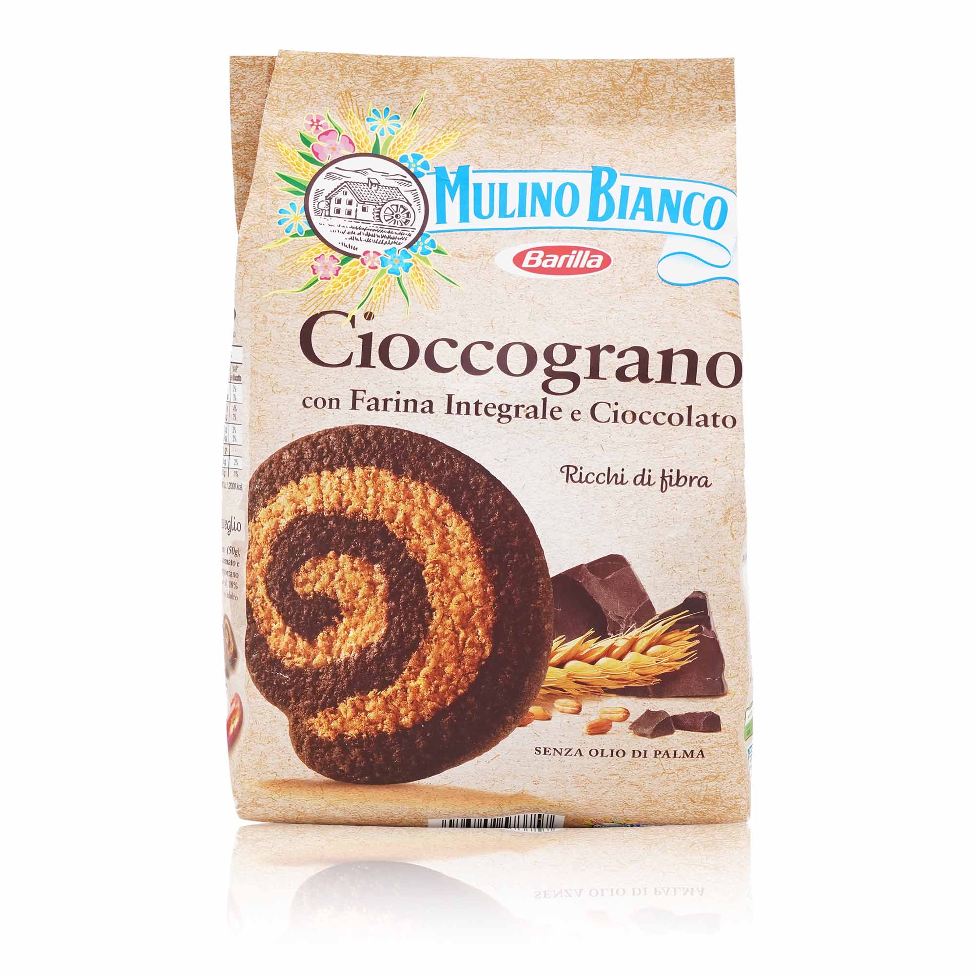 MULINO BIANCO Cioccograno Integrale e ciocc. – Vollkornkekse mit Schokolade - 0,330kg - italienisch-einkaufen.de