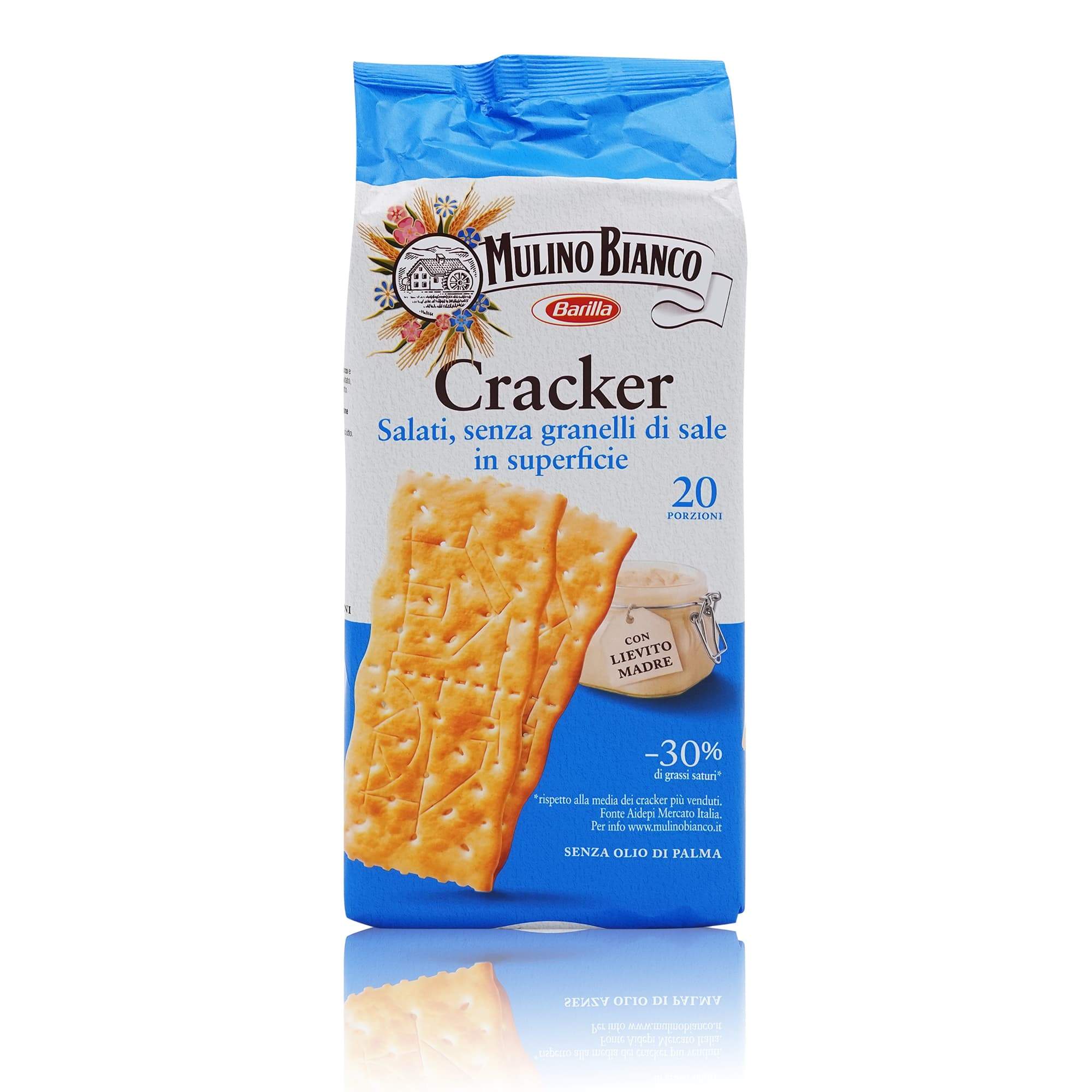 MULINO BIANCO Cracker – Cracker ungesalzen auf der Oberfläche - 0,5kg - italienisch - einkaufen.de