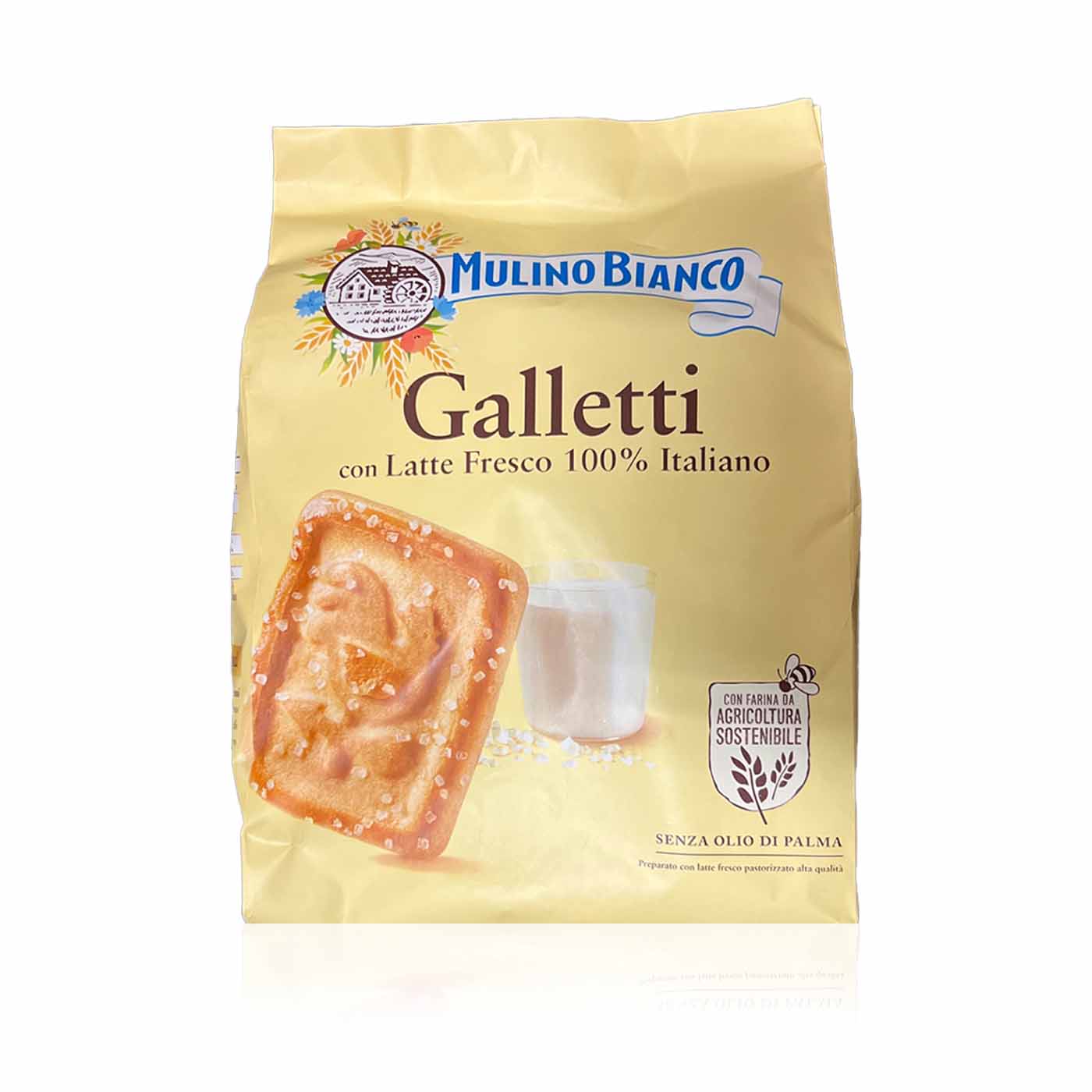 MULINO BIANCO Galletti - Mürbeteigkeks mit Zuckerkörnern - 0,800kg - italienisch - einkaufen.de