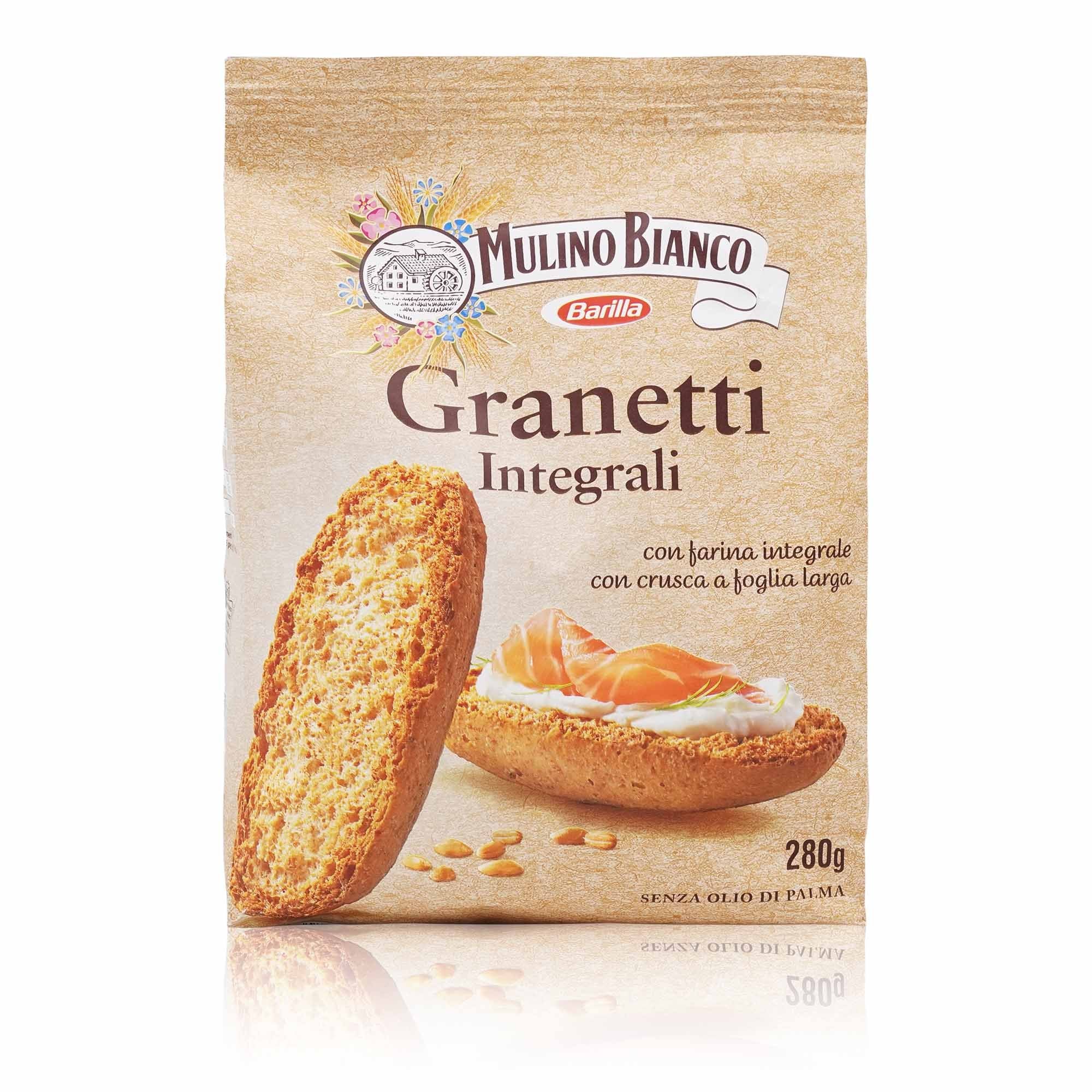 MULINO BIANCO Granetti Integrali – Vollkorn Hartkeks Granetti - 0,280kg - italienisch - einkaufen.de