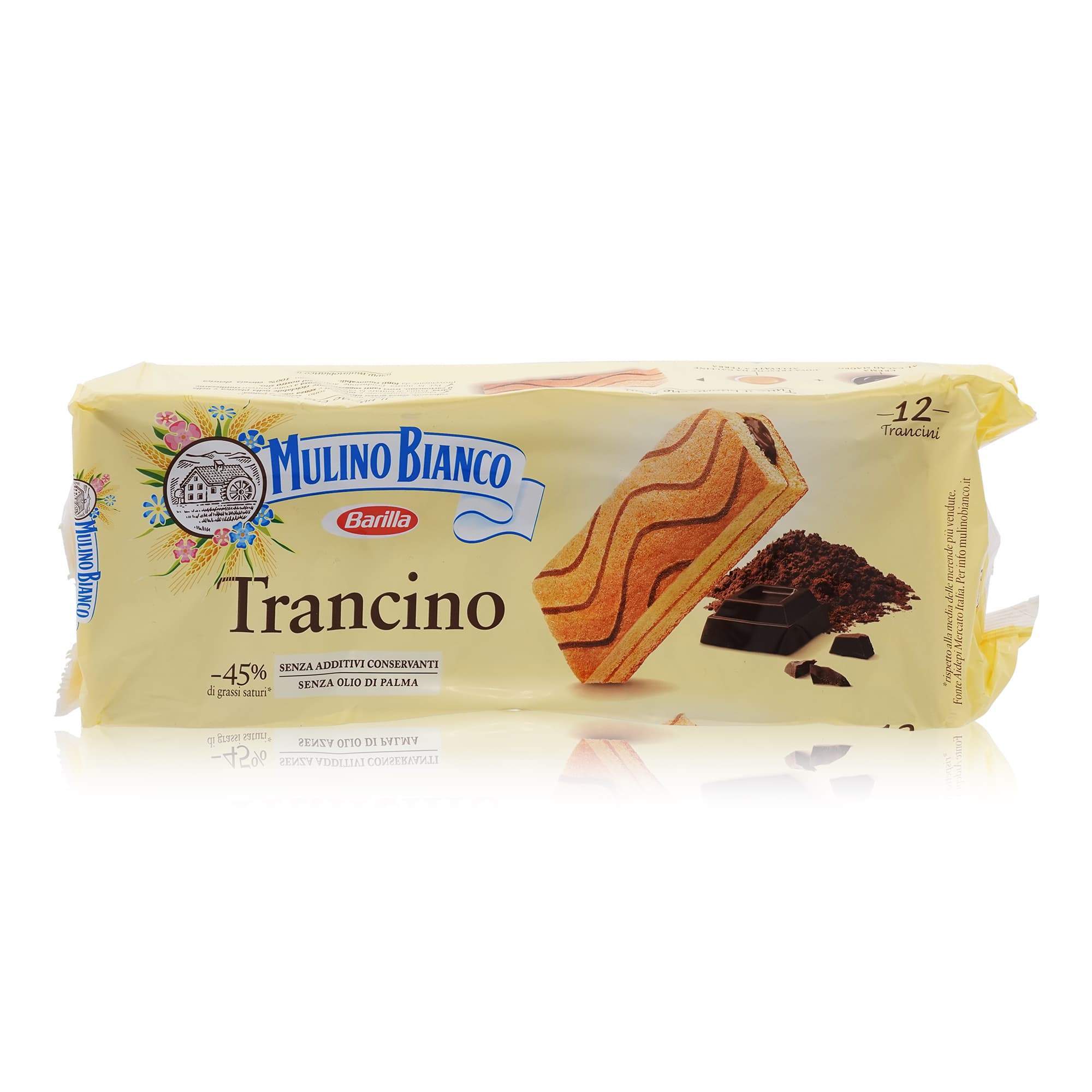 MULINO BIANCO Trancino al cacao – Trancino Küchlein mit Kakao - 0,396kg - italienisch - einkaufen.de