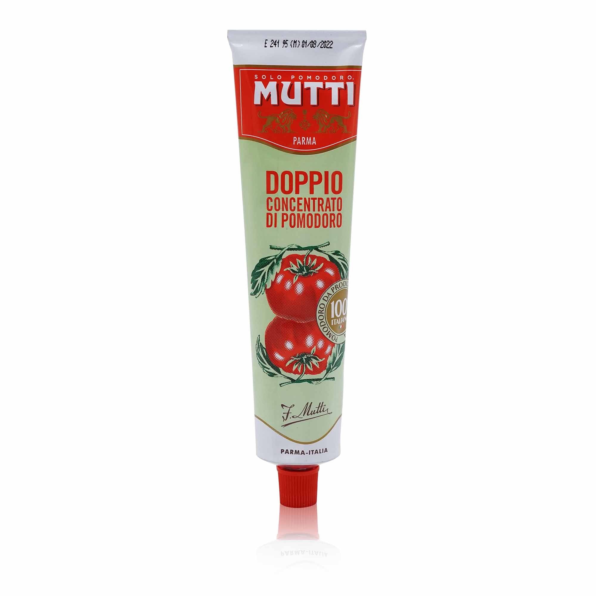 MUTTI Doppio Concentrato – Tomatenmark doppelt konzentriert - 0,130kg - italienisch - einkaufen.de